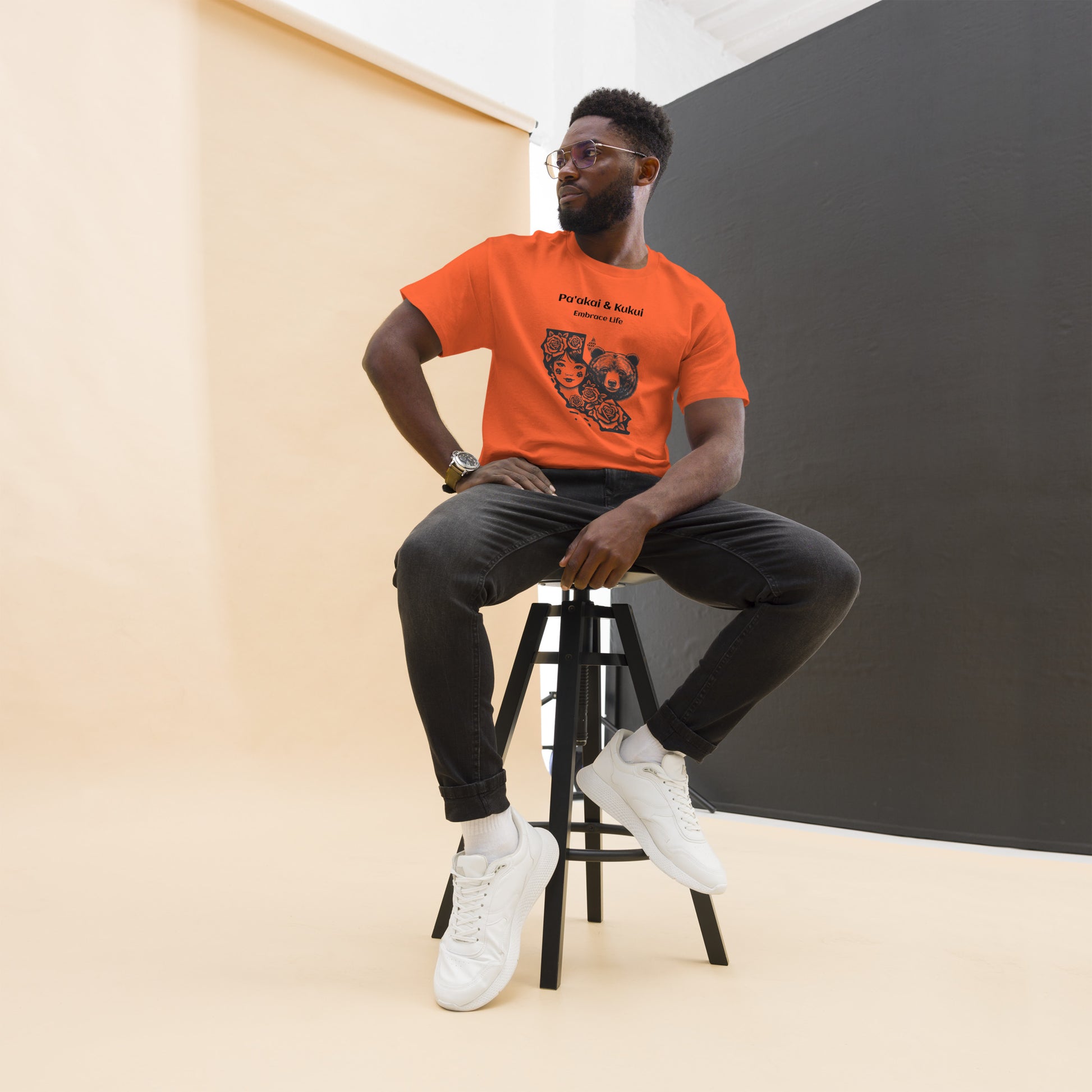 Embrace Life Cali T-shirt T-shirt Pa'akai & Kukui Orange S