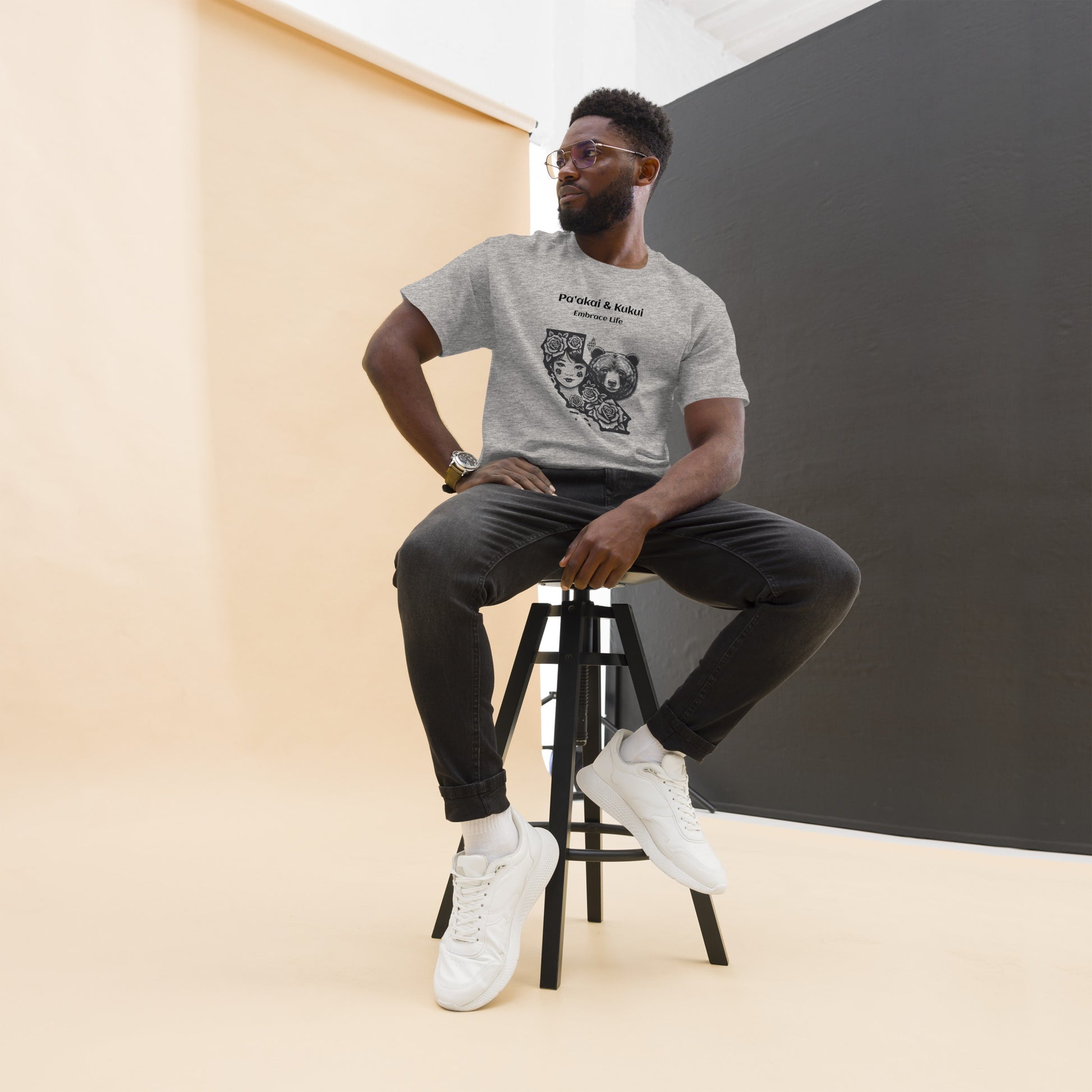 Embrace Life Cali T-shirt T-shirt Pa'akai & Kukui Sport Grey S