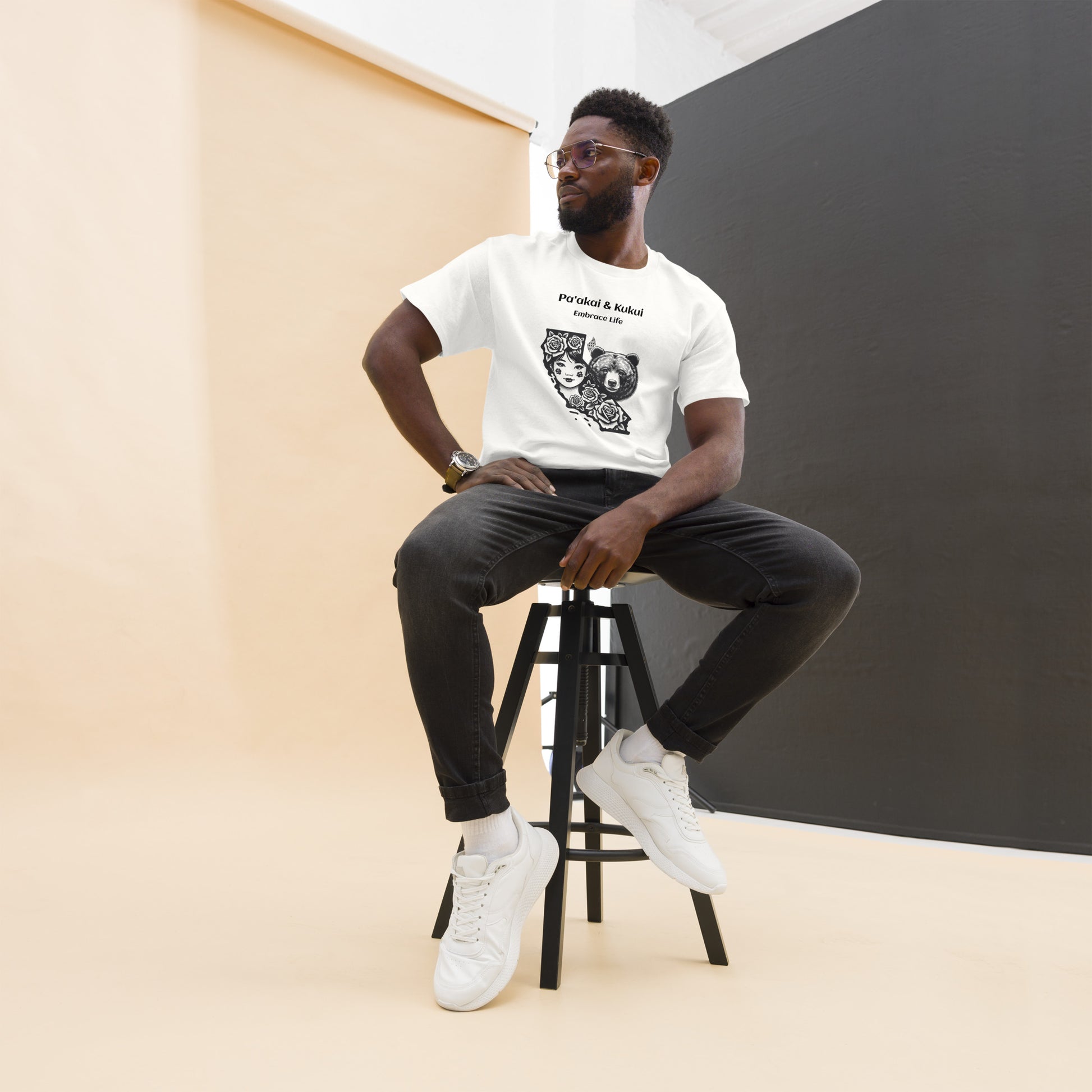 Embrace Life Cali T-shirt T-shirt Pa'akai & Kukui White S