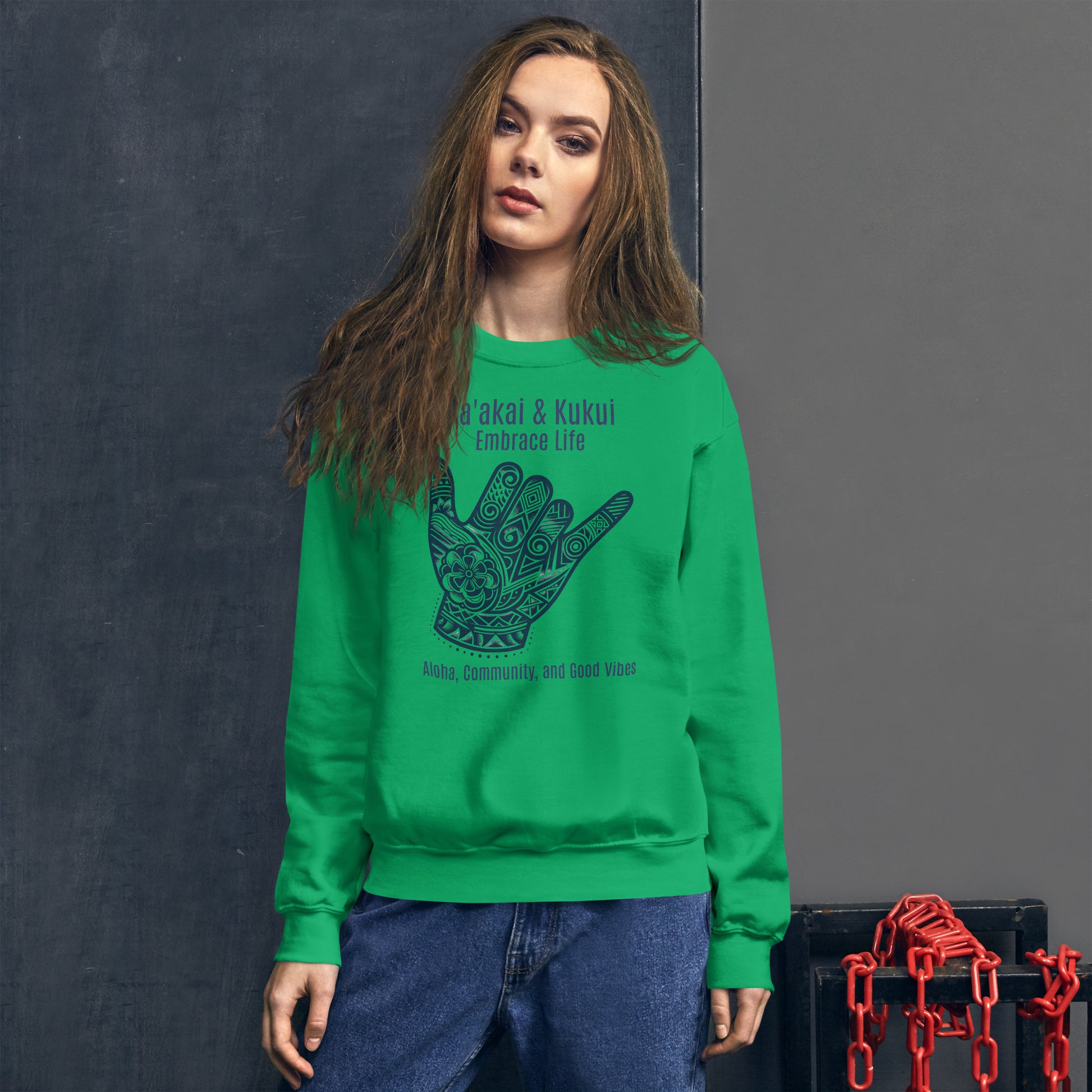 Shaka Sweatshirt Pa'akai & Kukui