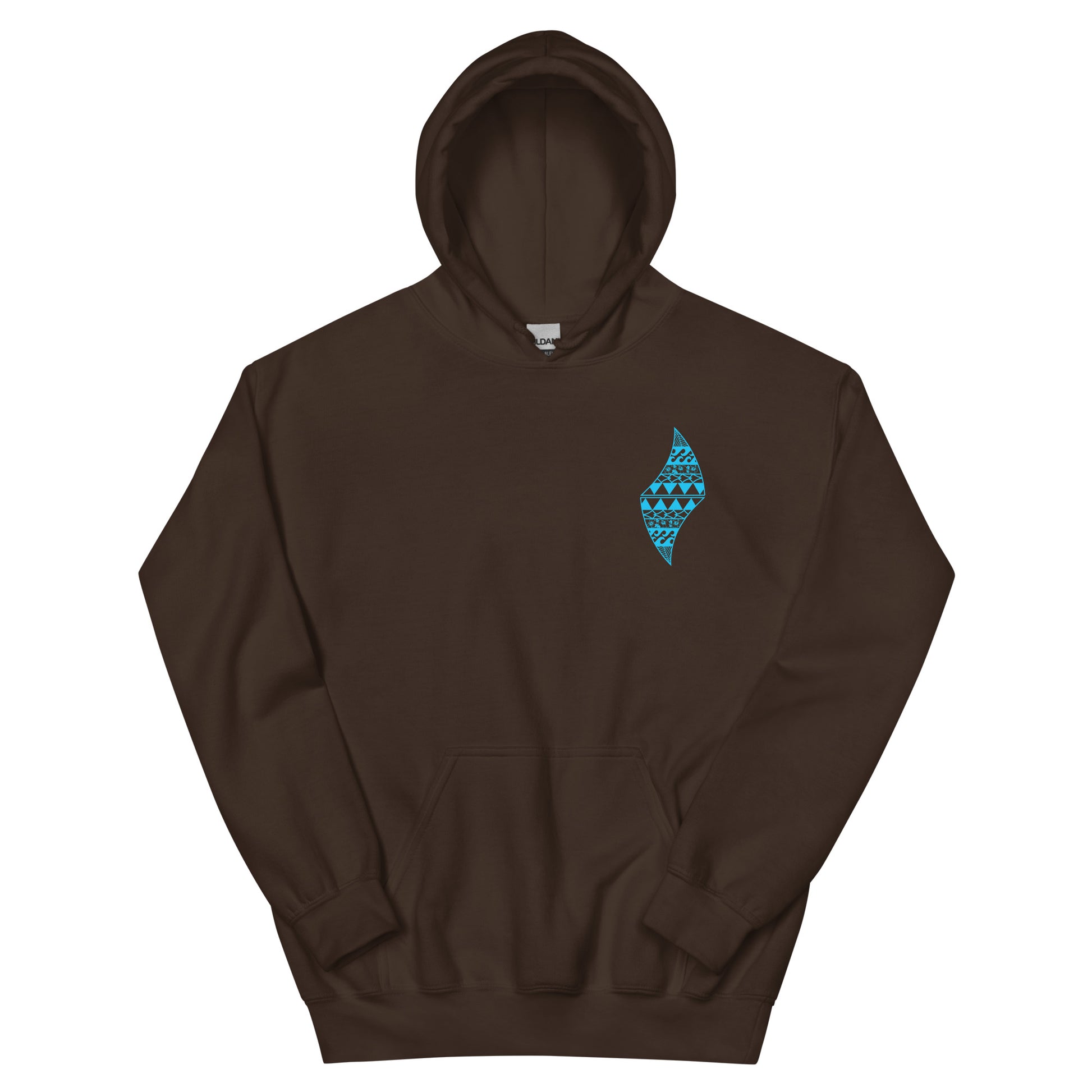 Embrace Life Hoodie Pullover Hoodie Pa'akai & Kukui Dark Chocolate S