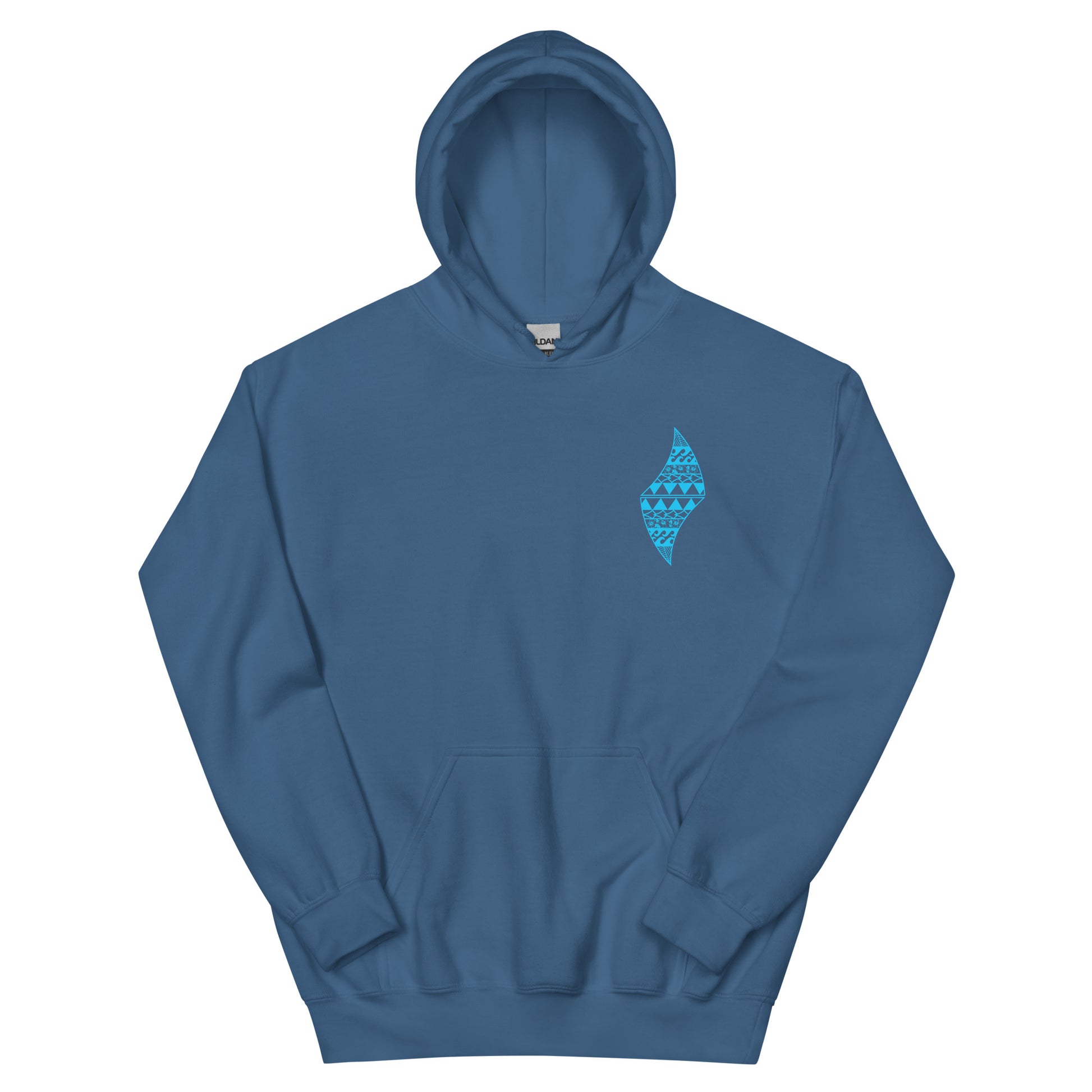 Embrace Life Hoodie Pullover Hoodie Pa'akai & Kukui Indigo Blue S