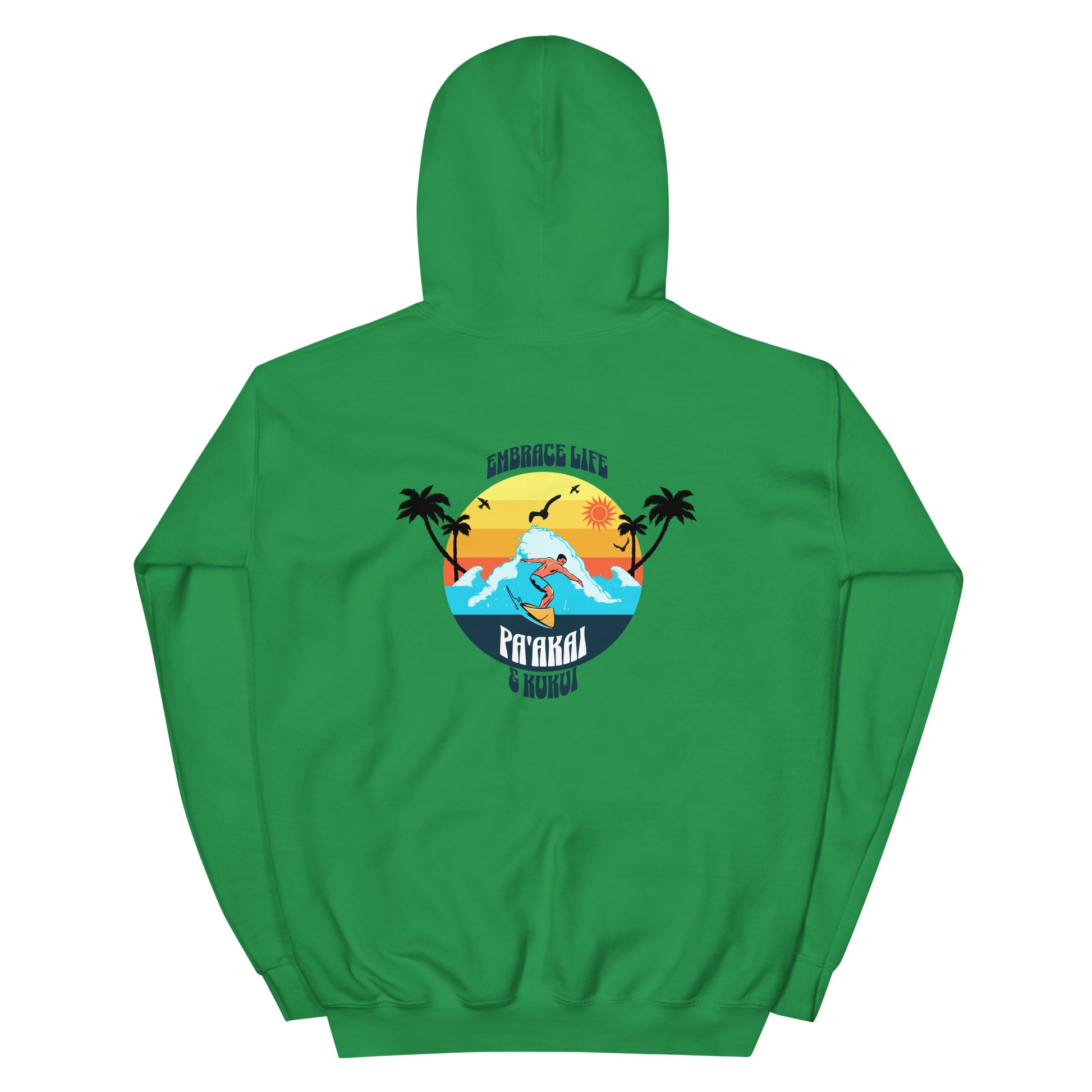 Embrace Life Hoodie Pullover Hoodie Pa'akai & Kukui