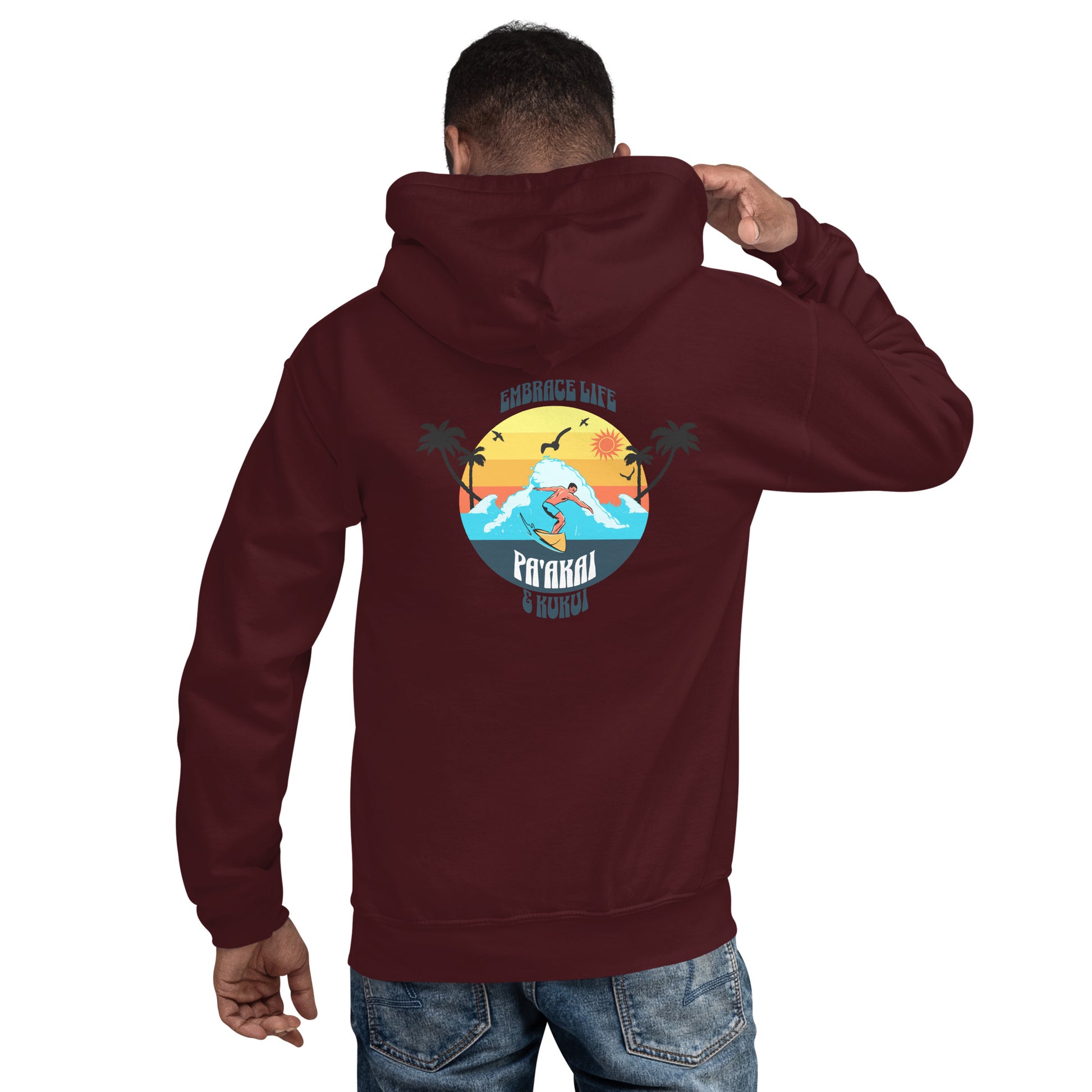 Embrace Life Hoodie Pullover Hoodie Pa'akai & Kukui