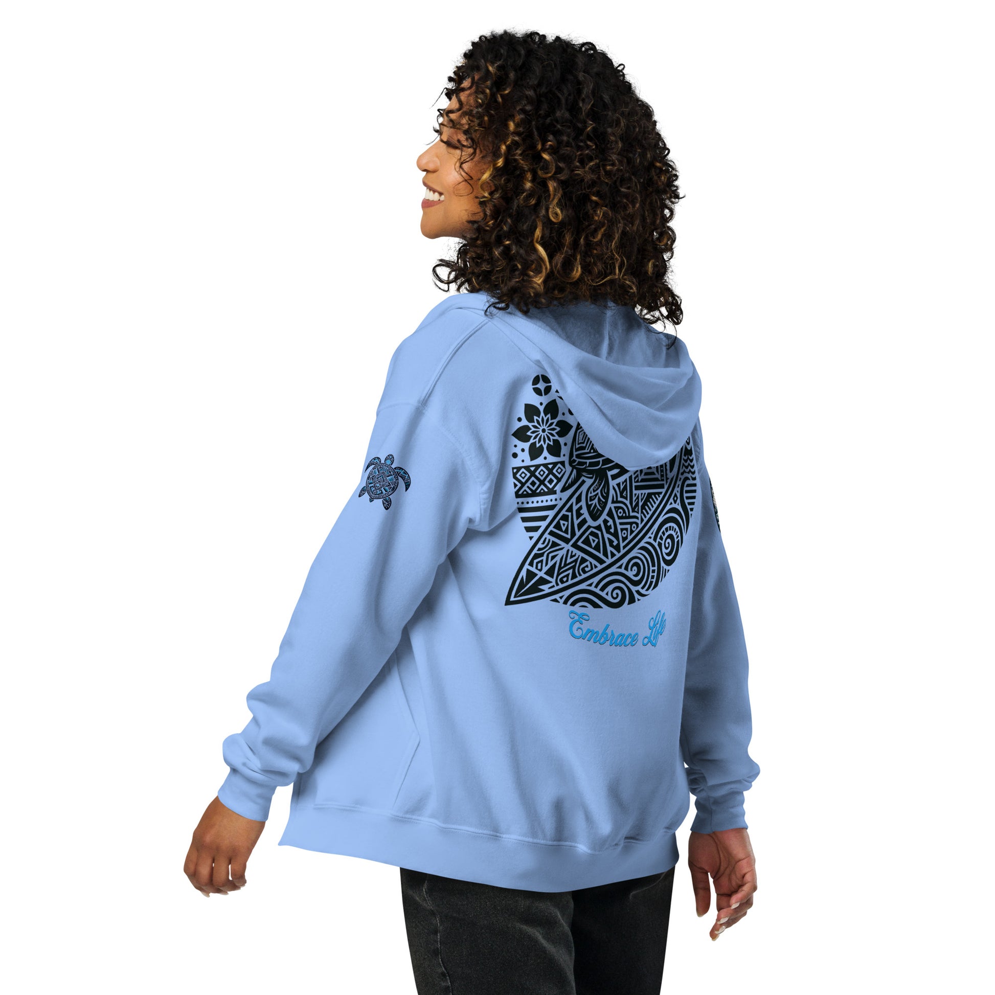 Aloha Spirit heavy blend zip hoodie Pullover Hoodie Pa'akai & Kukui
