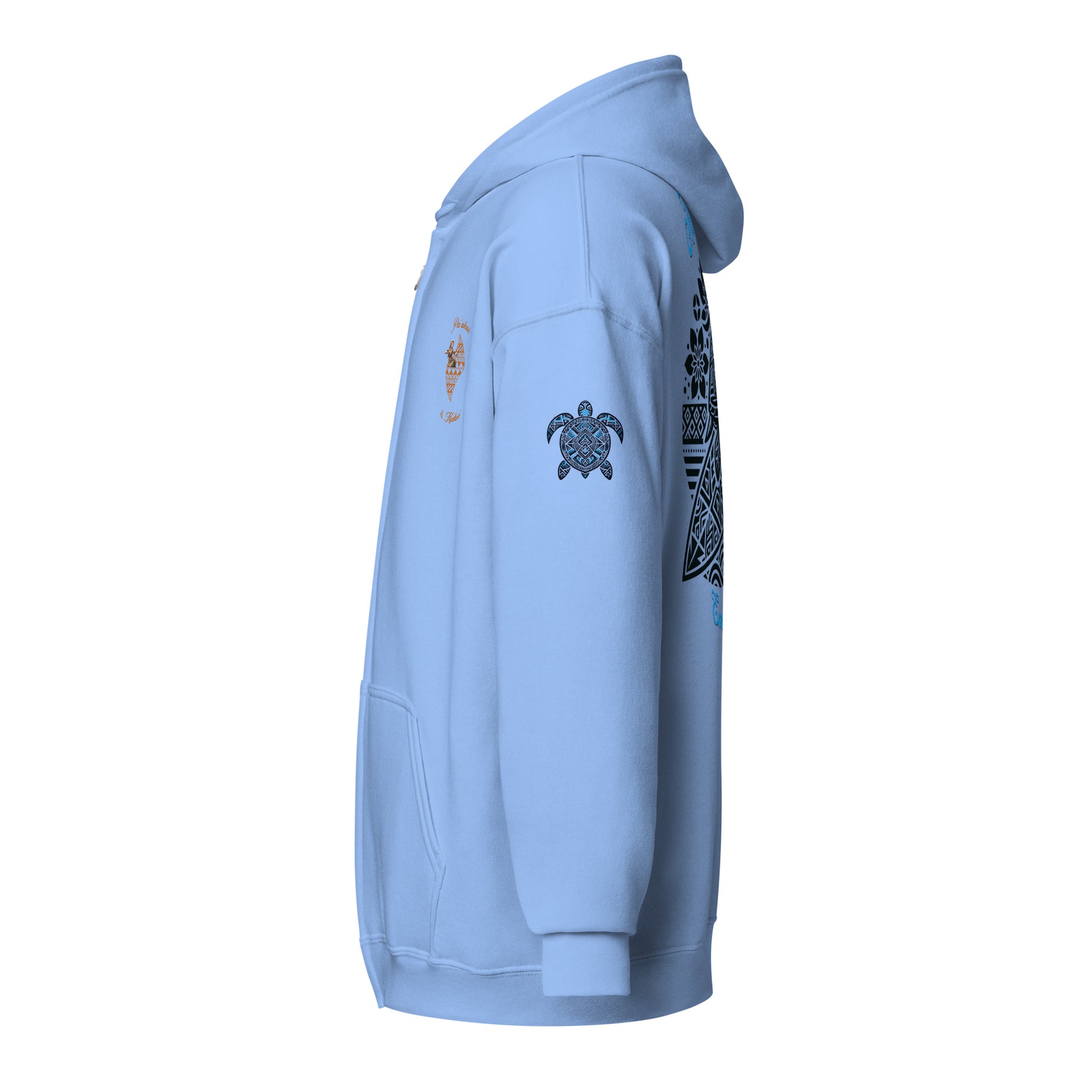 Aloha Spirit heavy blend zip hoodie Pullover Hoodie Pa'akai & Kukui