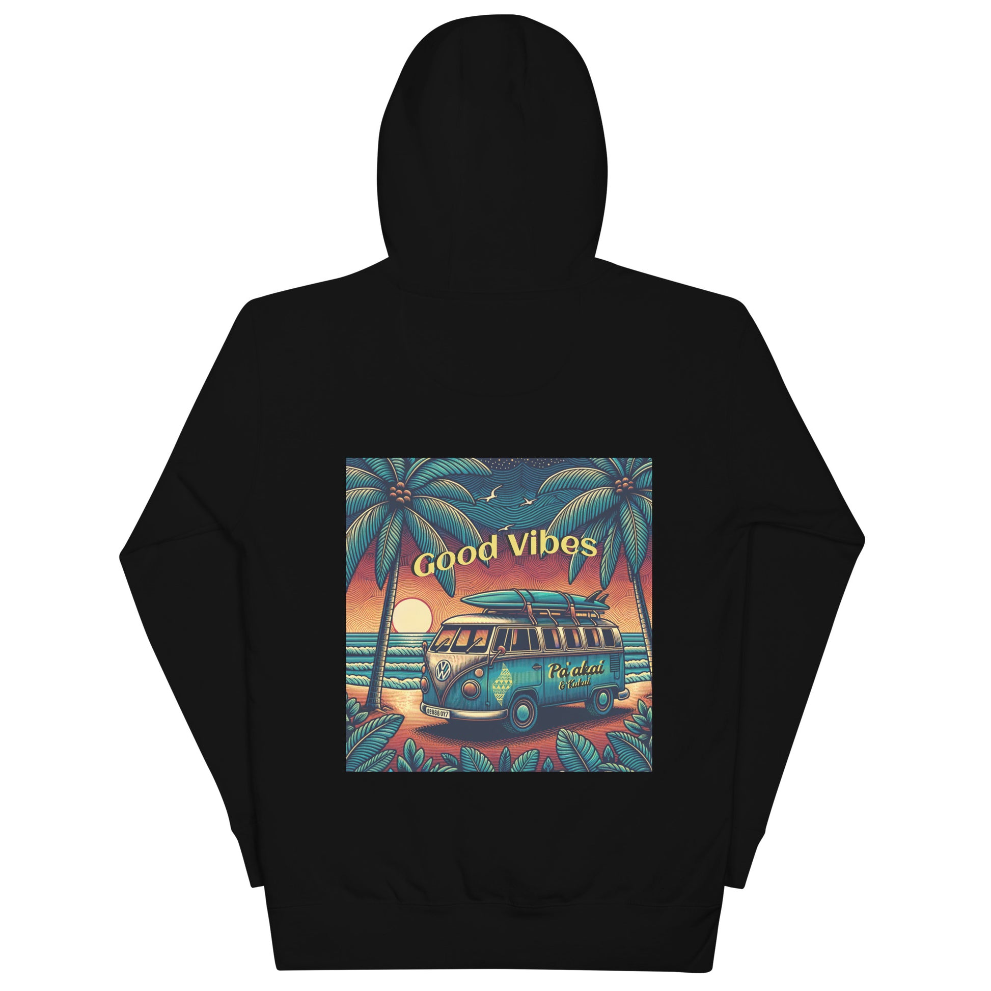 VW Good Vibes Hoodie Pullover Hoodie Pa'akai & Kukui
