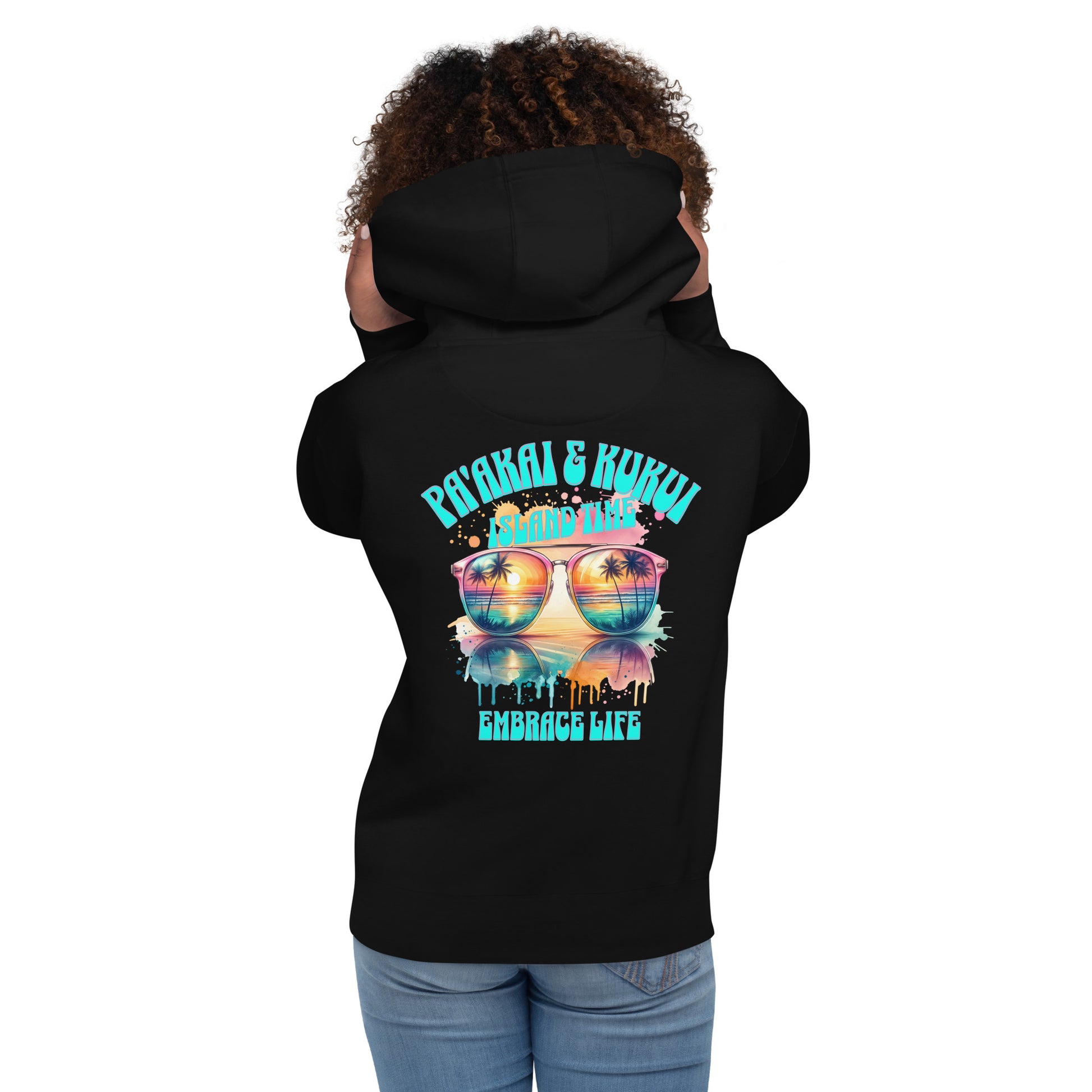 Island Time Hoodie Pullover Hoodie Pa'akai & Kukui