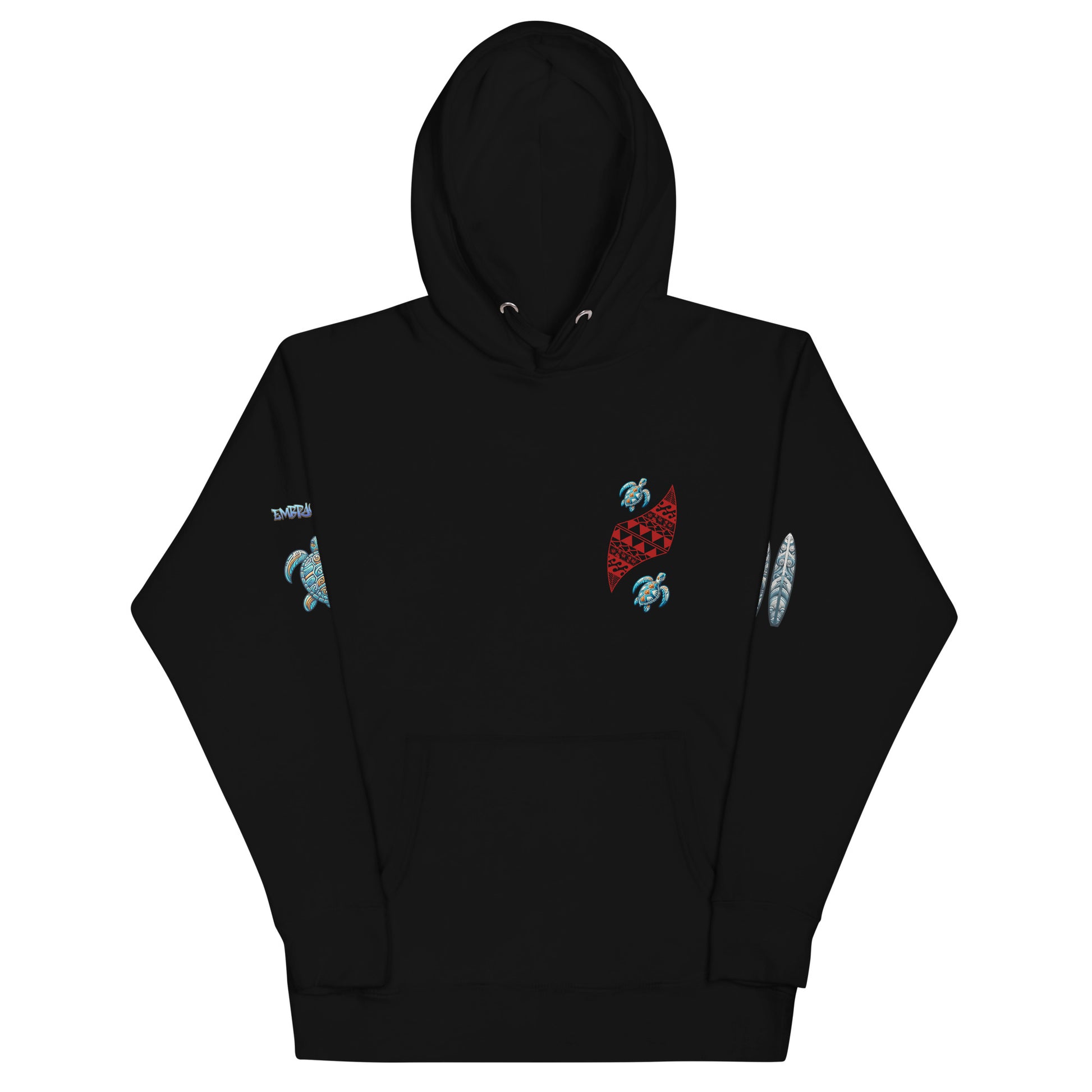 VW Good Vibes Hoodie Pullover Hoodie Pa'akai & Kukui Black S