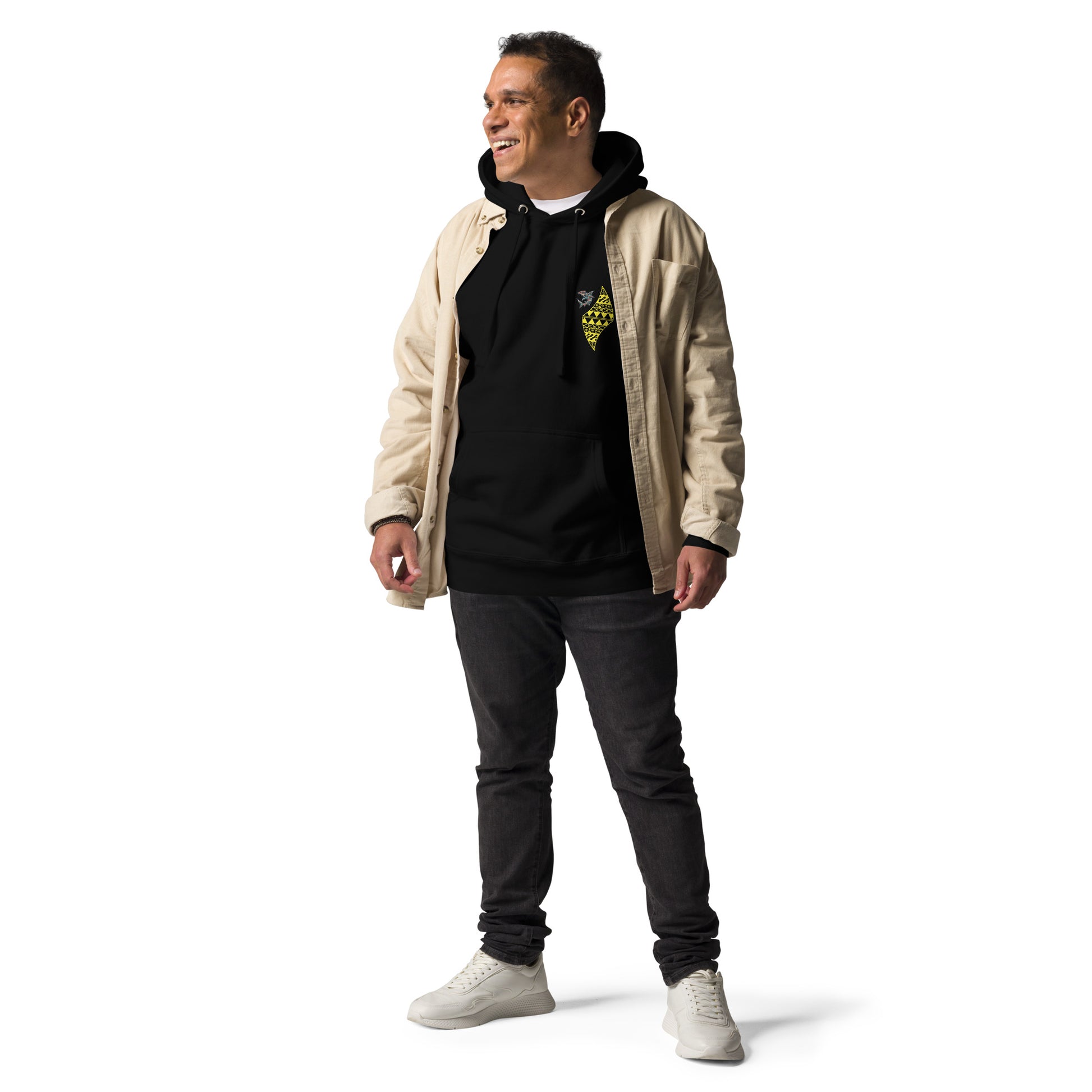 Blue Waves Unisex Hoodie Pullover Hoodie Pa'akai & Kukui