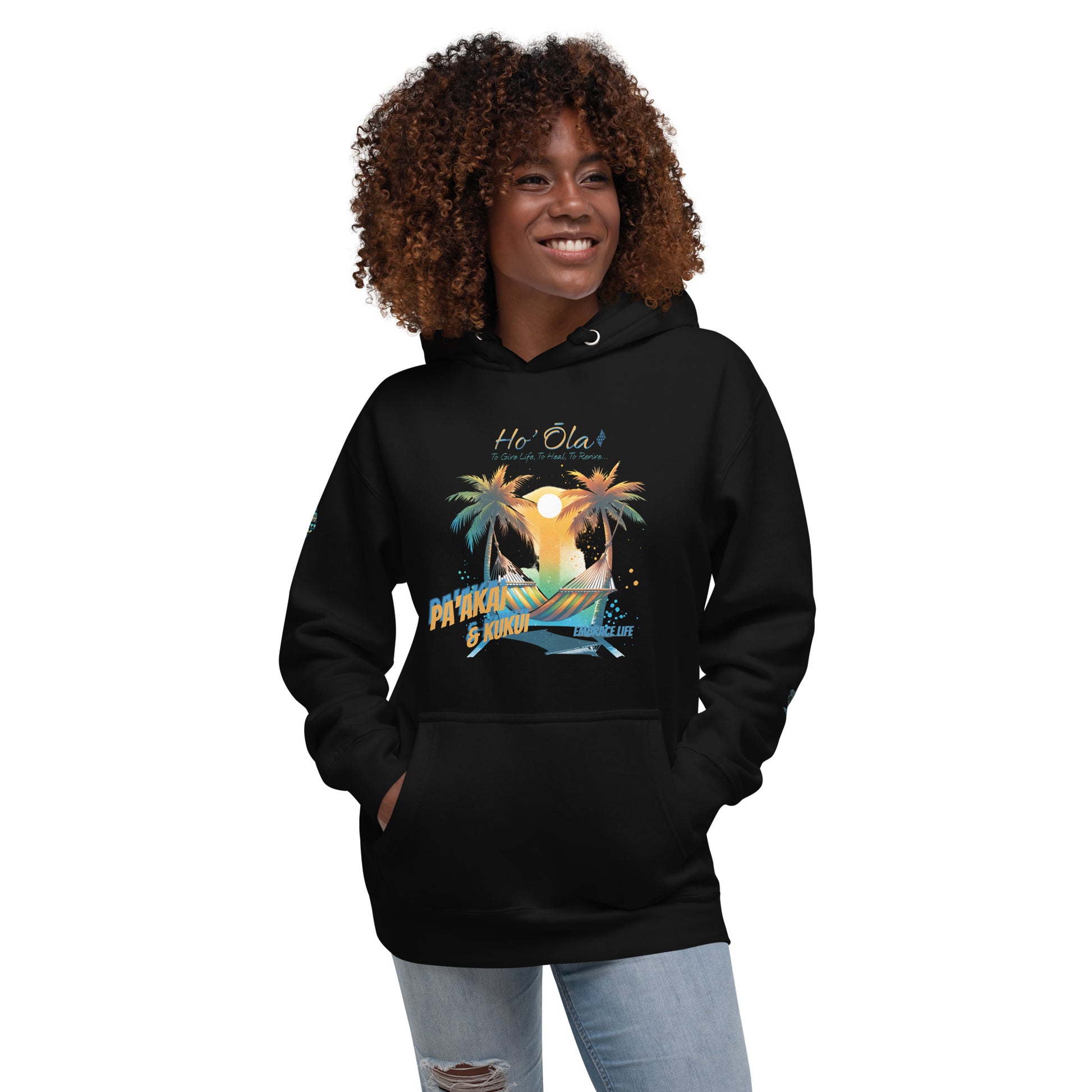 Beach Life Hoodie Pullover Hoodie Pa'akai & Kukui