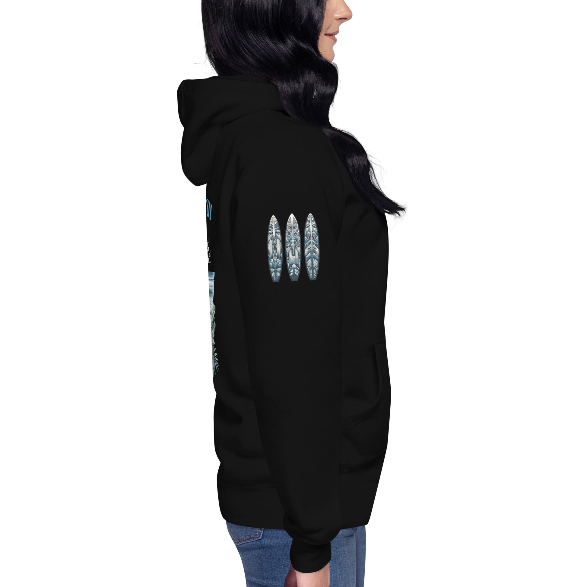 Blue Sea Turtle Hoodie Pullover Hoodie Pa'akai & Kukui
