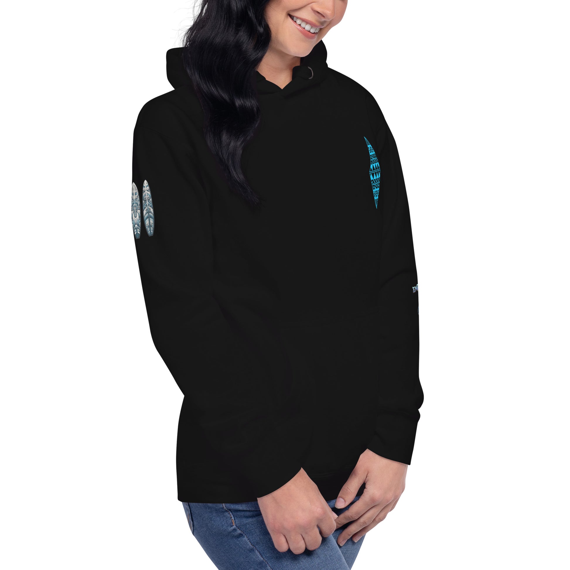 Blue Sea Turtle Hoodie Pullover Hoodie Pa'akai & Kukui