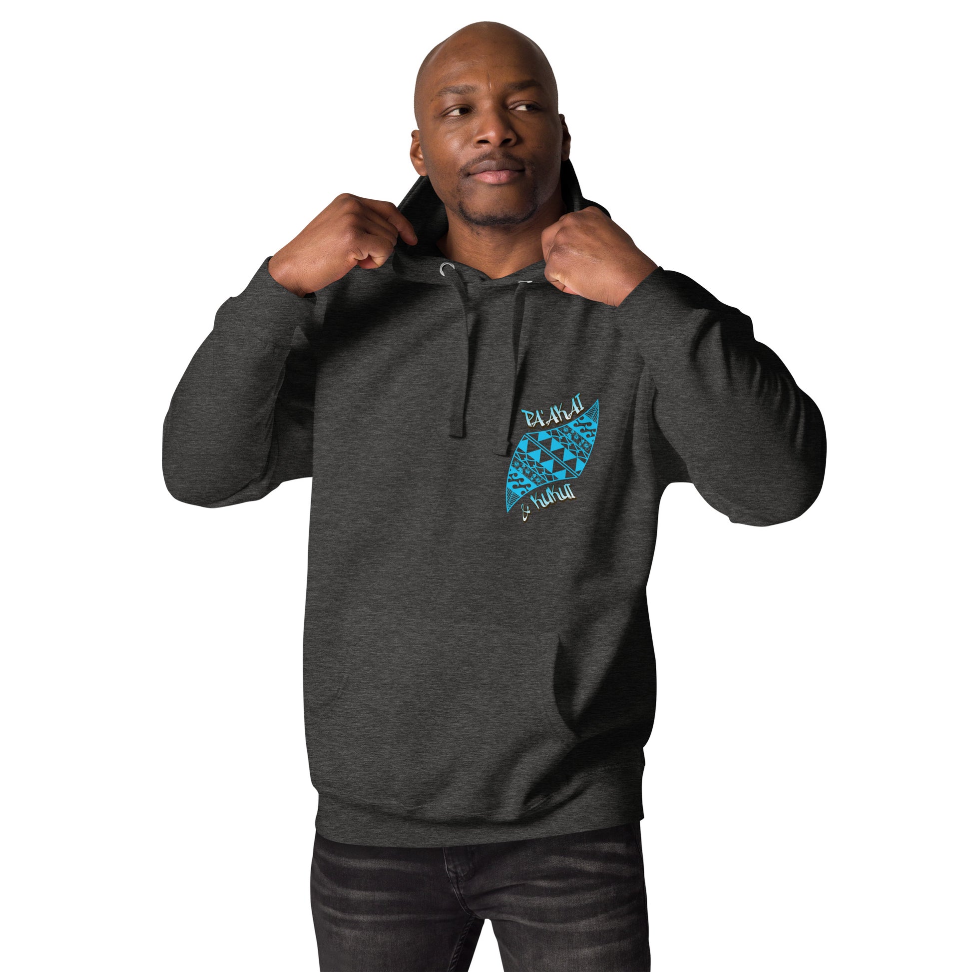 Tribal Sea Turtle Unisex Hoodie Pullover Hoodie Pa'akai & Kukui Charcoal Heather S