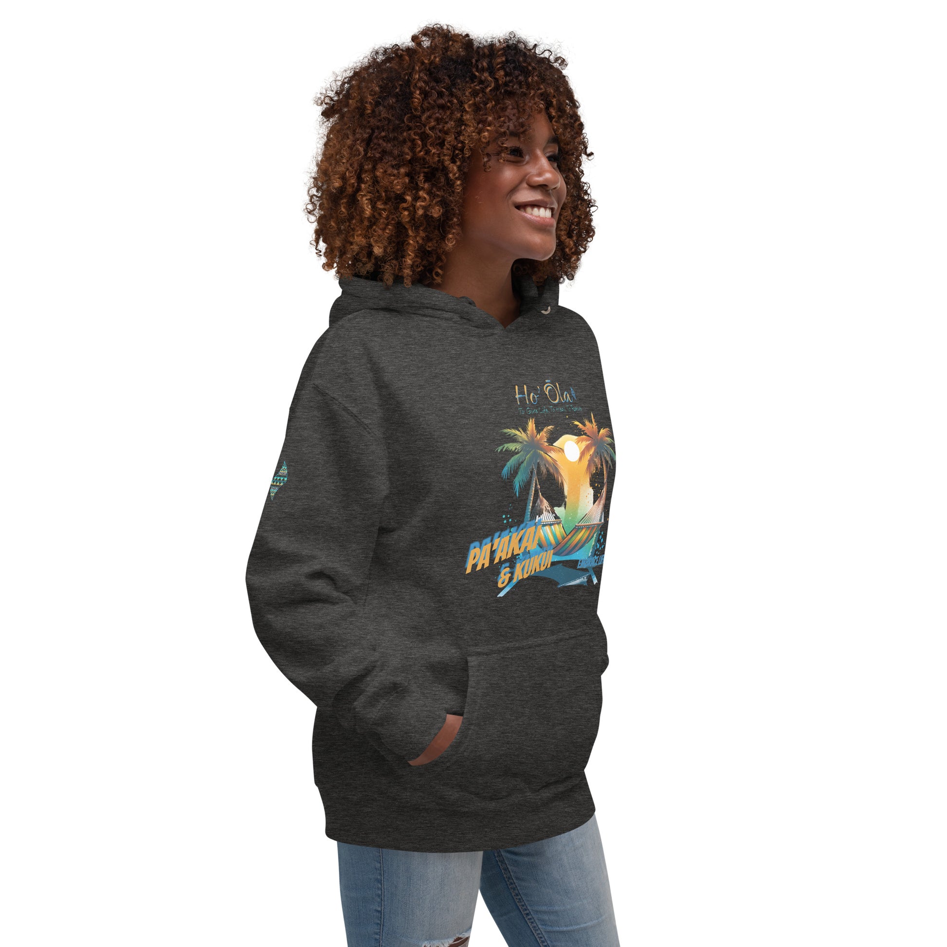 Beach Life Hoodie Pullover Hoodie Pa'akai & Kukui