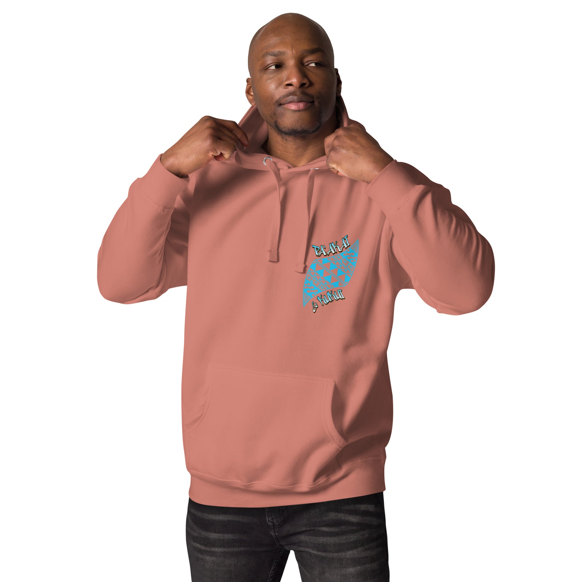Tribal Sea Turtle Unisex Hoodie Pullover Hoodie Pa'akai & Kukui Dusty Rose S