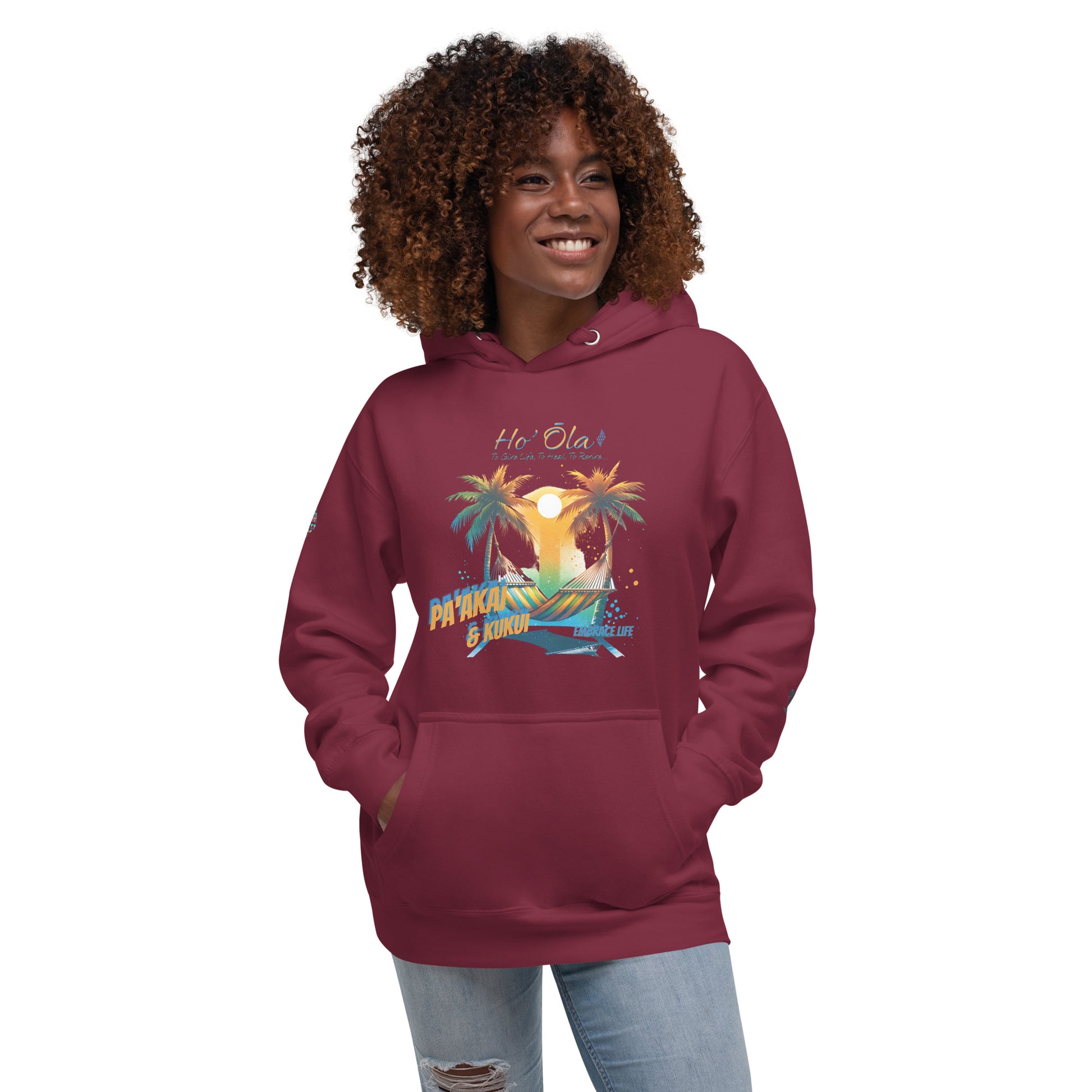 Beach Life Hoodie Pullover Hoodie Pa'akai & Kukui