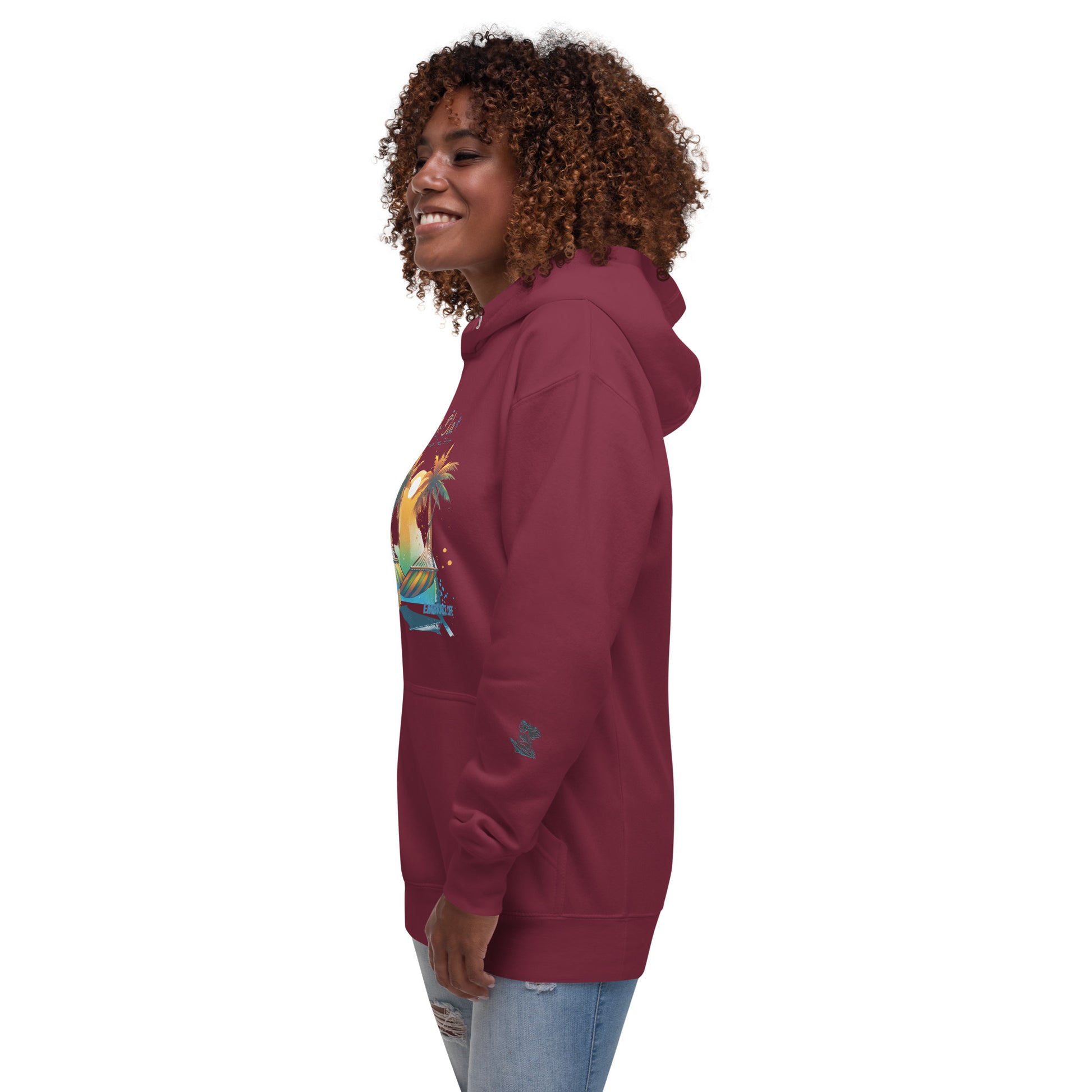 Beach Life Hoodie Pullover Hoodie Pa'akai & Kukui