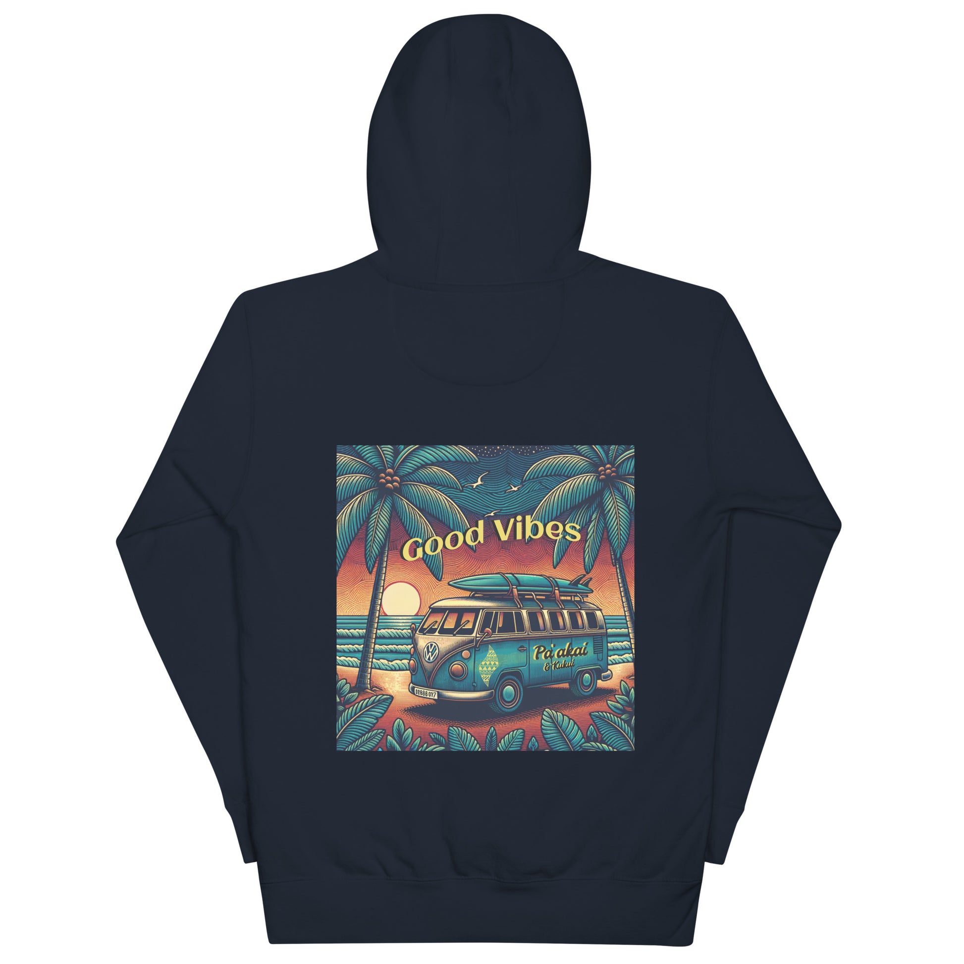 VW Good Vibes Hoodie Pullover Hoodie Pa'akai & Kukui