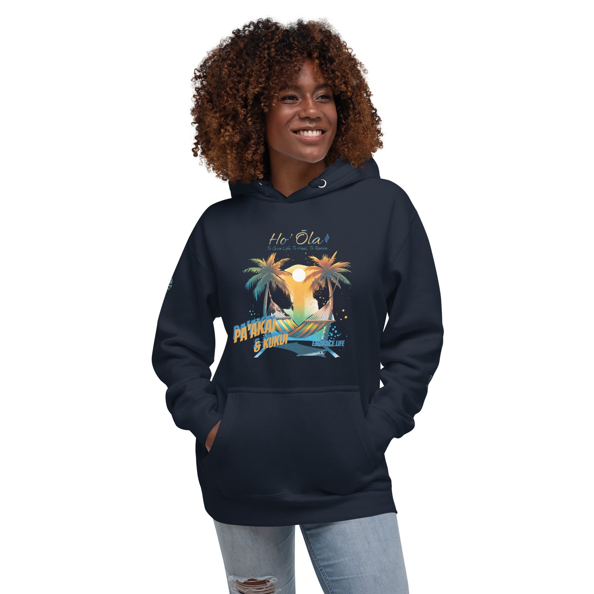 Beach Life Hoodie Pullover Hoodie Pa'akai & Kukui