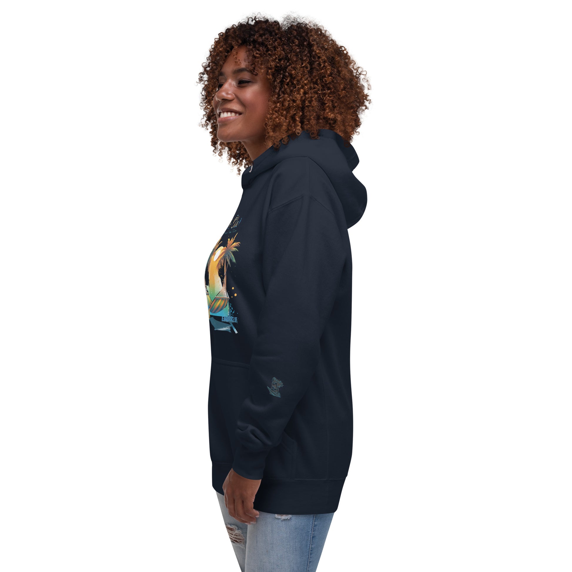Beach Life Hoodie Pullover Hoodie Pa'akai & Kukui