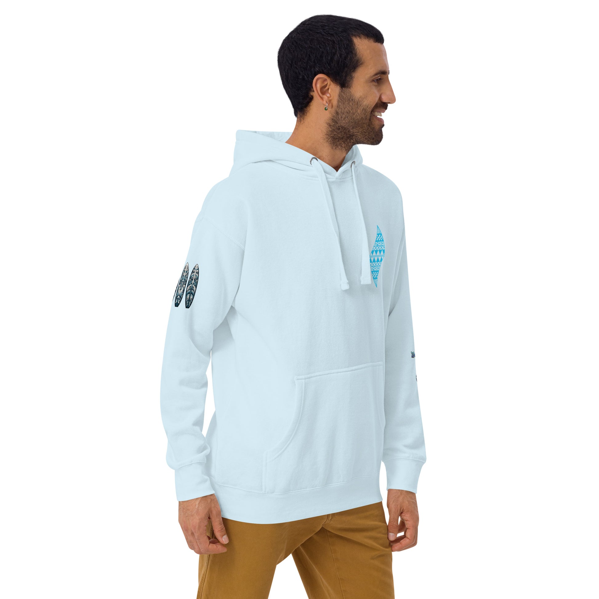 Blue Sea Turtle Hoodie Pullover Hoodie Pa'akai & Kukui