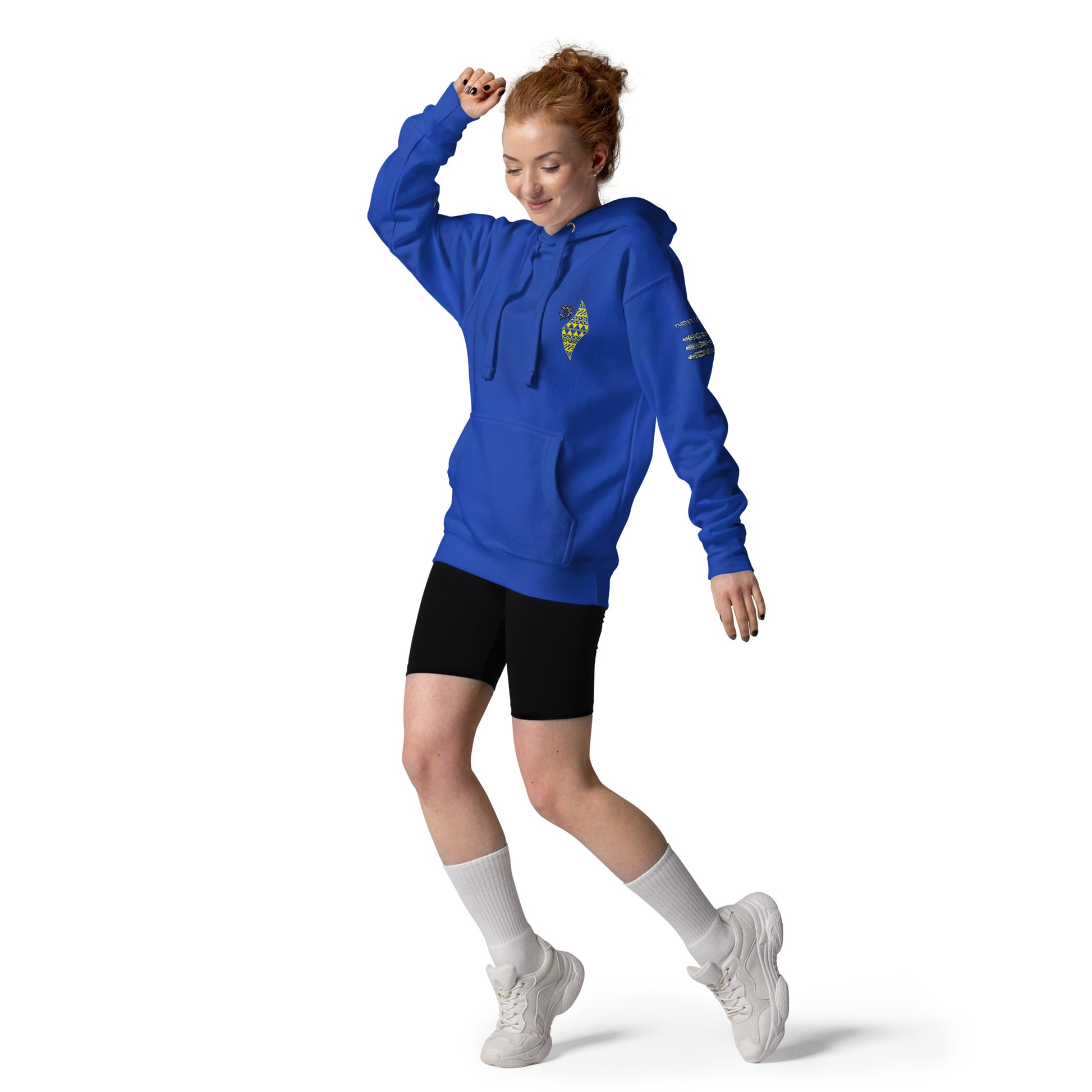 Blue Waves Unisex Hoodie Pullover Hoodie Pa'akai & Kukui