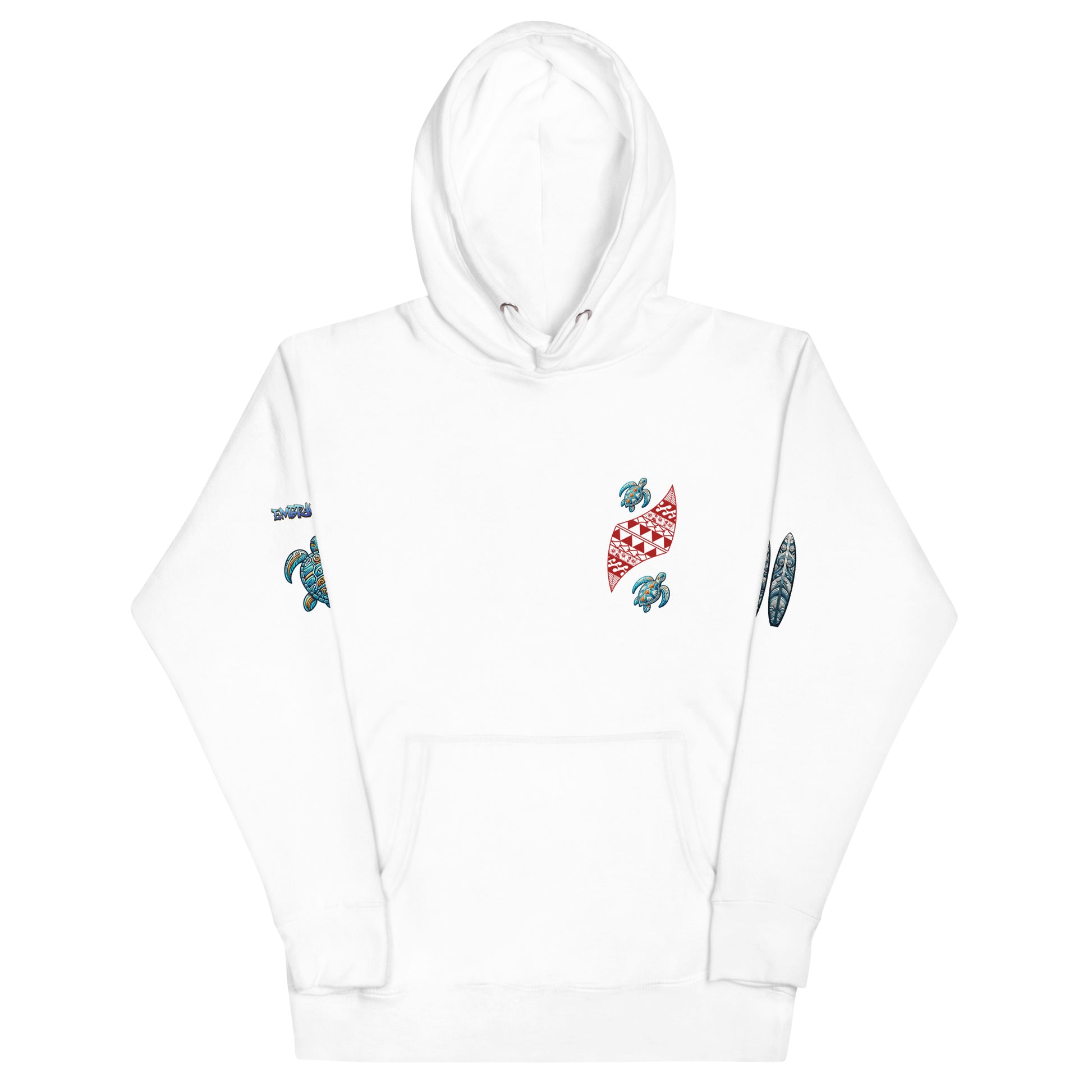 VW Good Vibes Hoodie Pullover Hoodie Pa'akai & Kukui White S