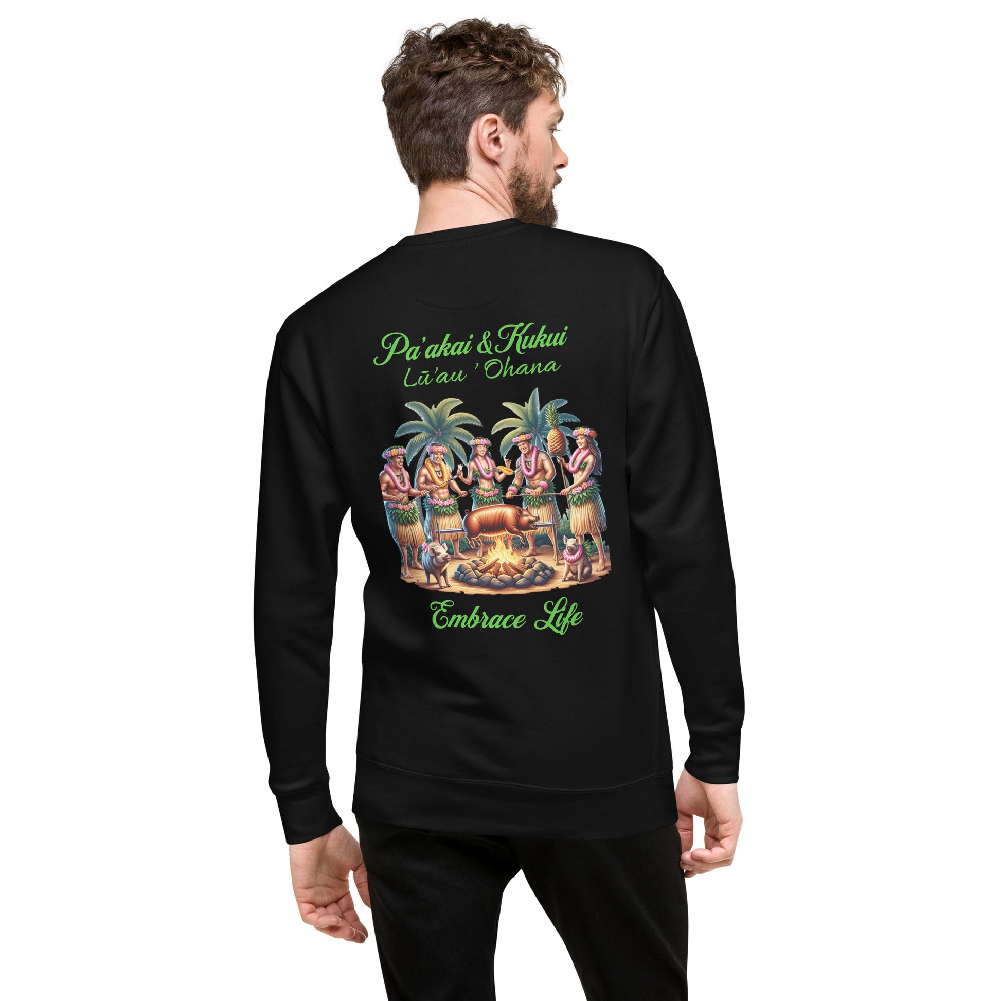 Pa'akai & Kukui Lū'au 'Ohana Sweatshirt Sweatshirt Pa'akai & Kukui