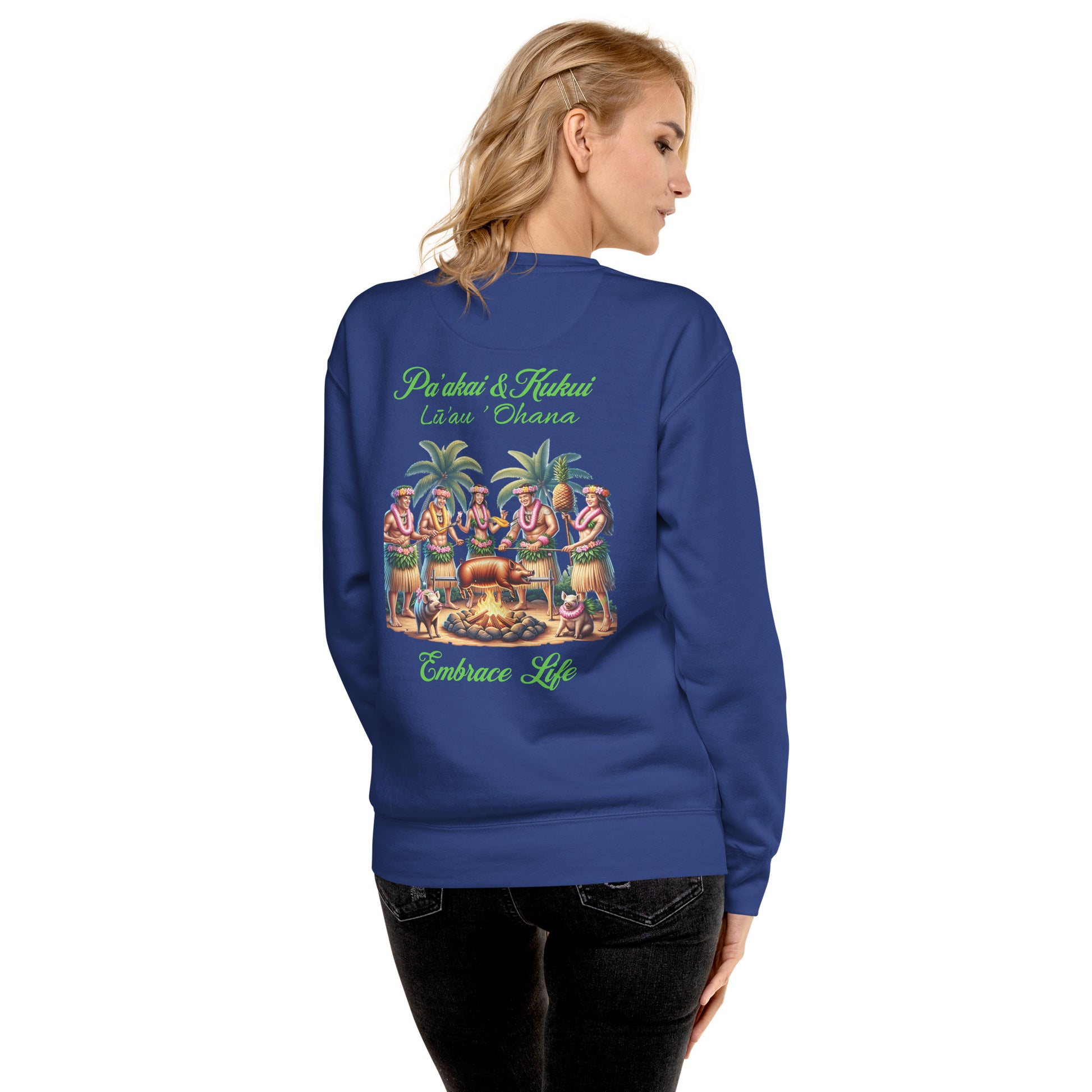Pa'akai & Kukui Lū'au 'Ohana Sweatshirt Sweatshirt Pa'akai & Kukui