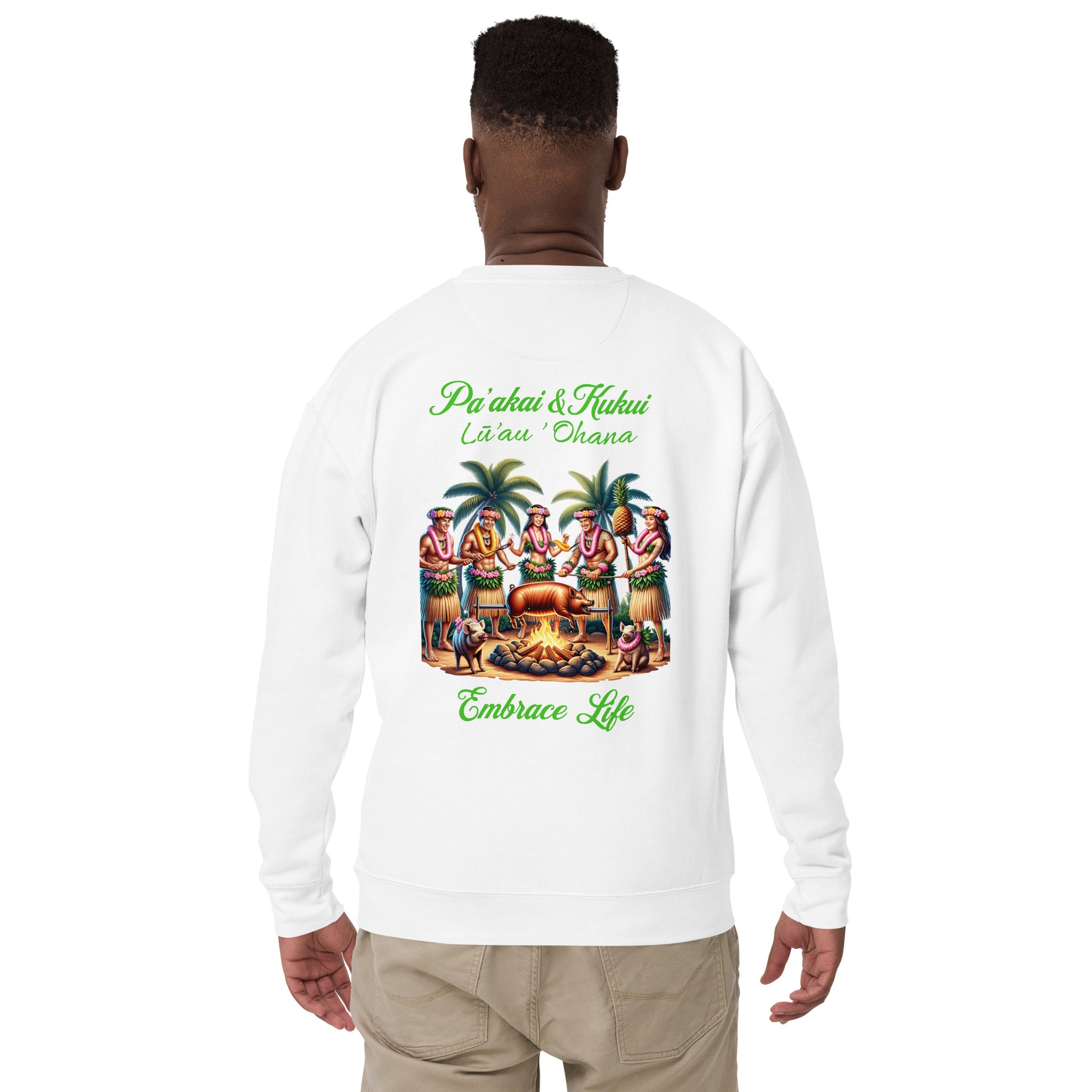 Pa'akai & Kukui Lū'au 'Ohana Sweatshirt Sweatshirt Pa'akai & Kukui