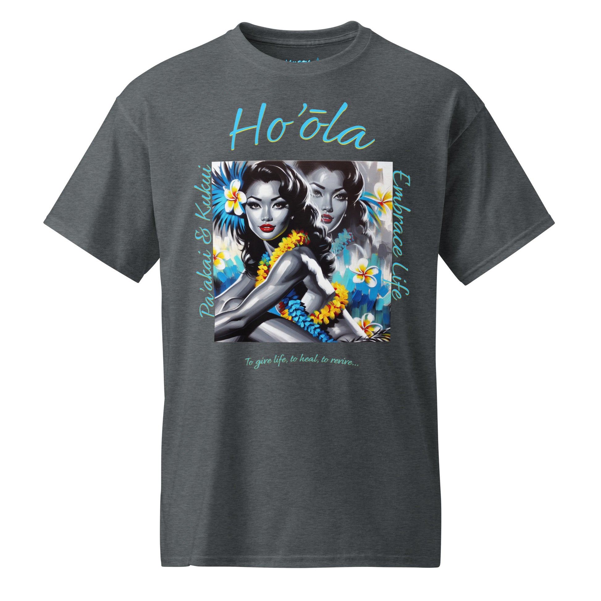 Aloha Wahine Hawai'i - DryBlend® T-Shirt T-shirt Pa'akai & Kukui