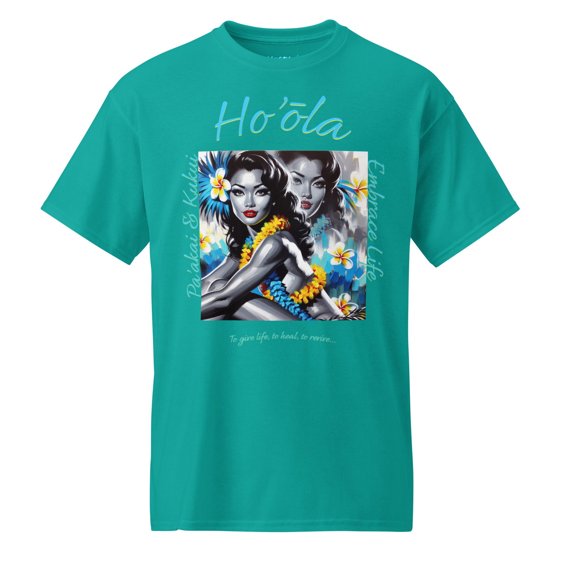 Aloha Wahine Hawai'i - DryBlend® T-Shirt T-shirt Pa'akai & Kukui