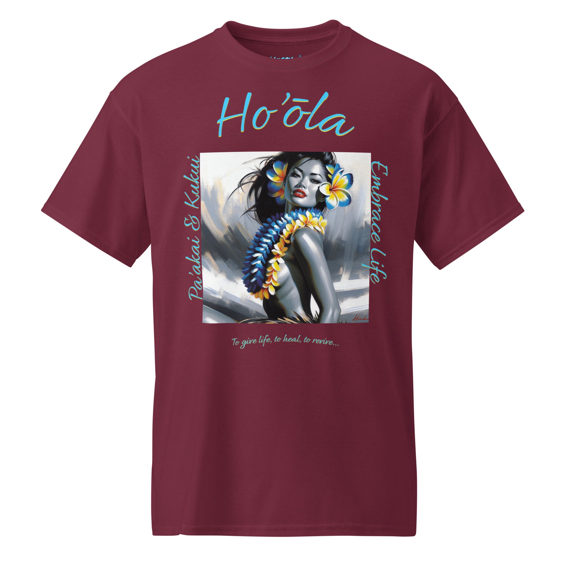 Aloha Wahine Hawai'i - DryBlend® T-Shirt T-shirt Pa'akai & Kukui
