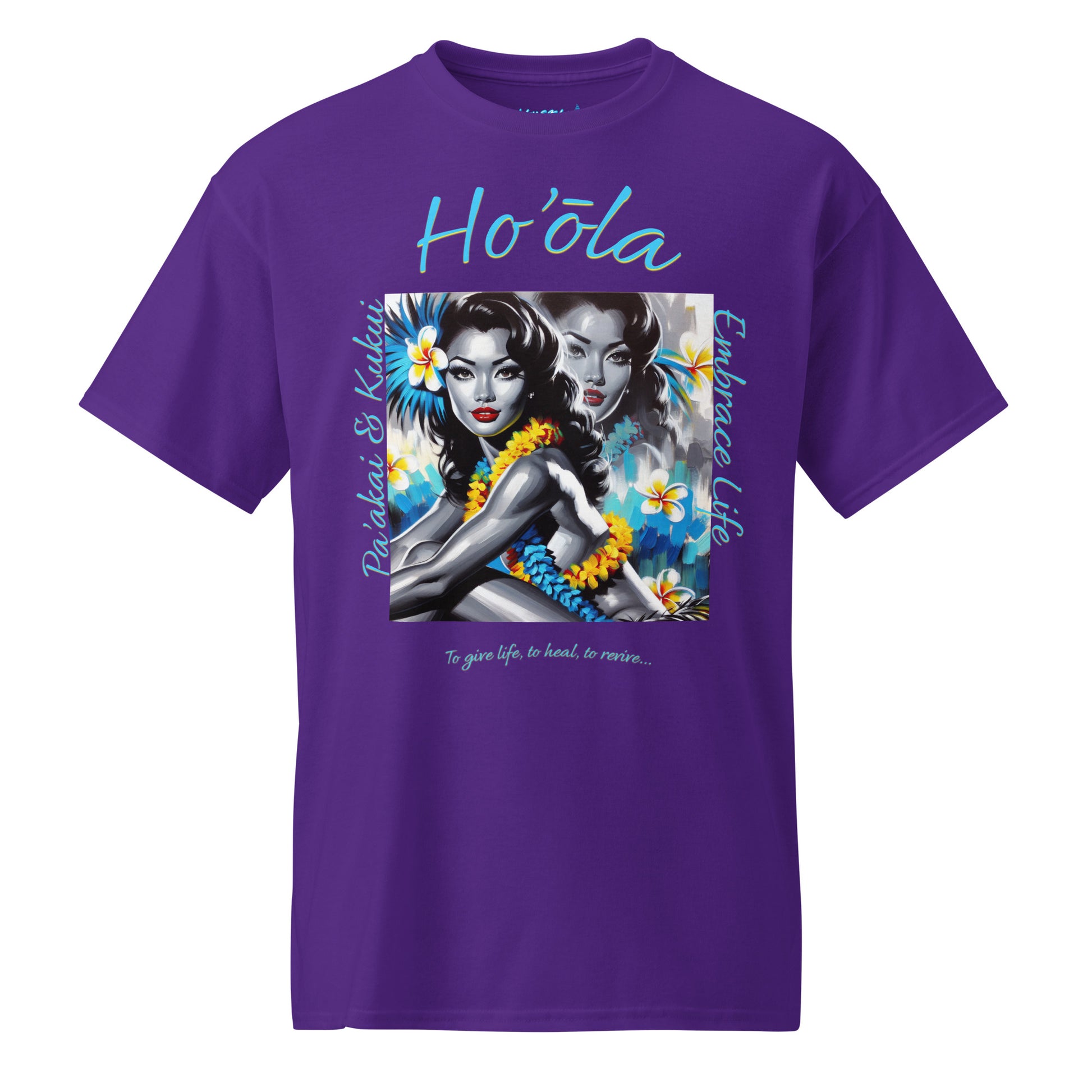 Aloha Wahine Hawai'i - DryBlend® T-Shirt T-shirt Pa'akai & Kukui