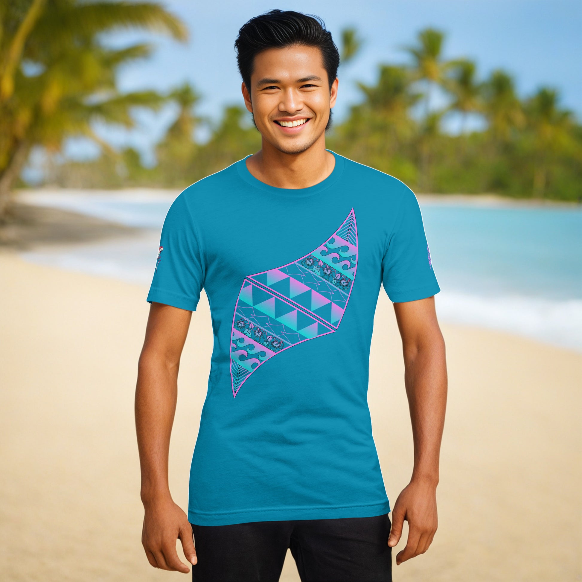Pa'akai & Kukui Logo t-shirt T-shirt Pa'akai & Kukui Aqua S