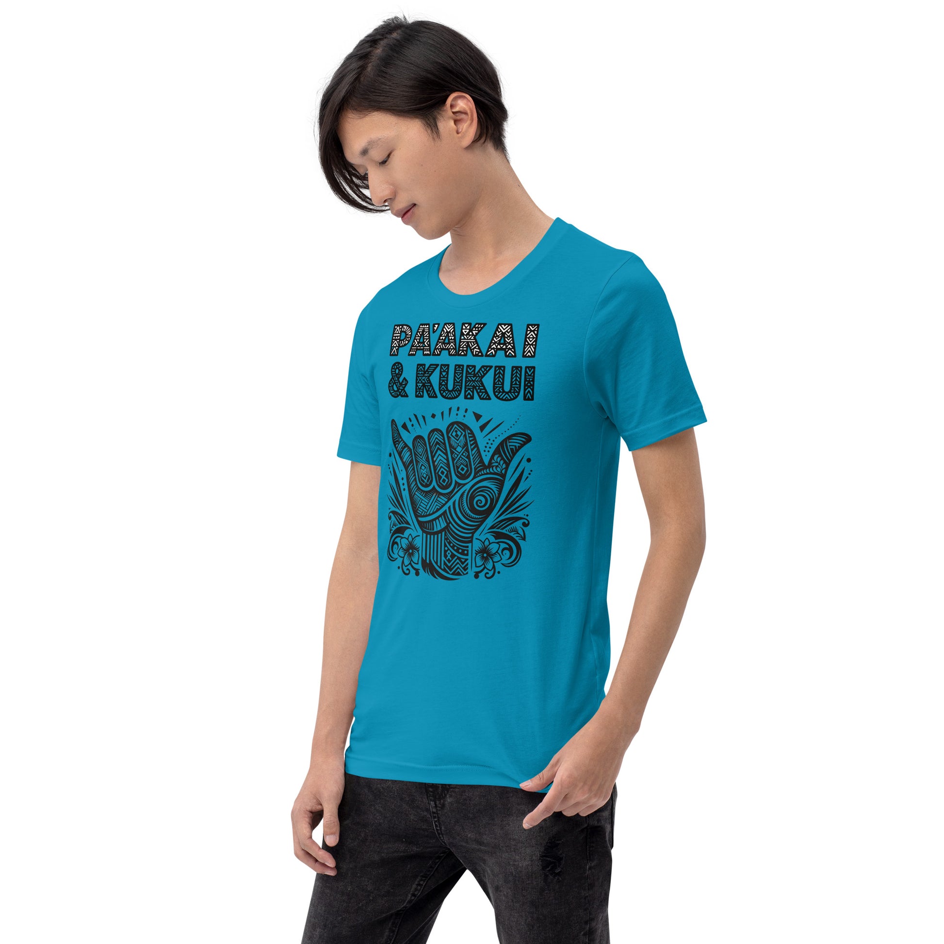 Tribal Shaka T-shirt T-shirt Pa'akai & Kukui