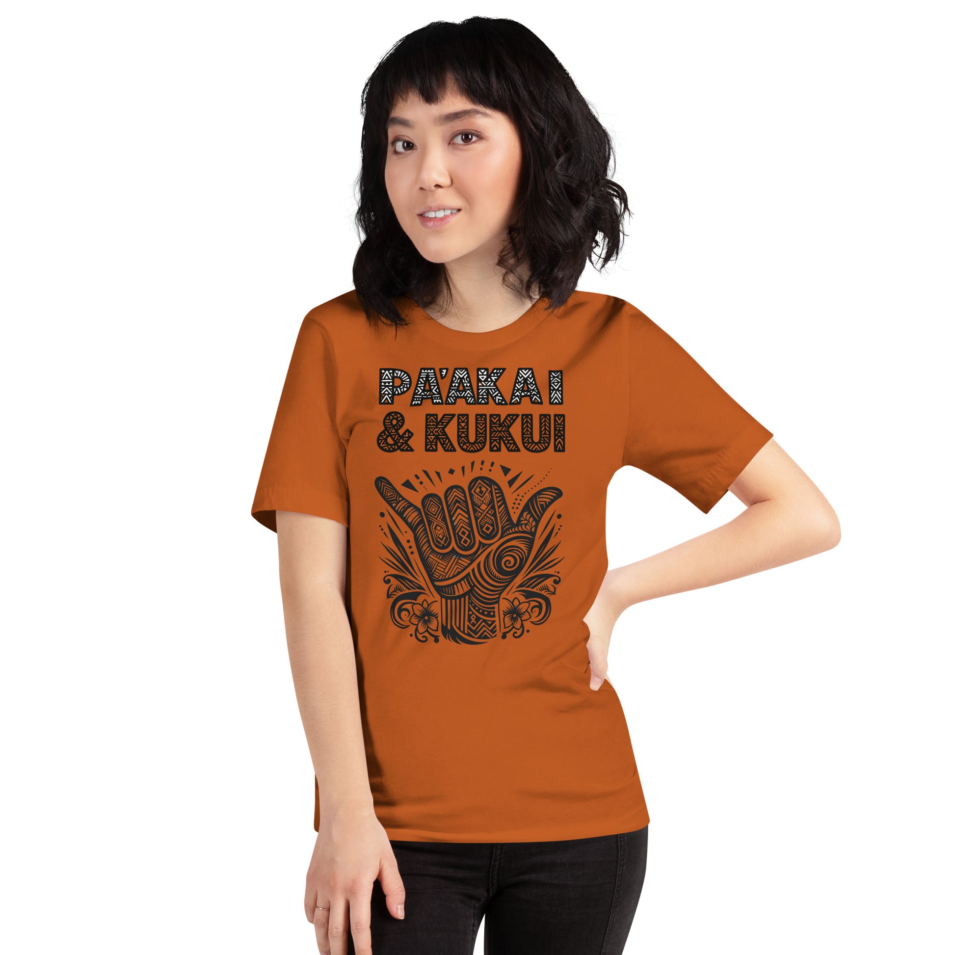 Tribal Shaka T-shirt T-shirt Pa'akai & Kukui