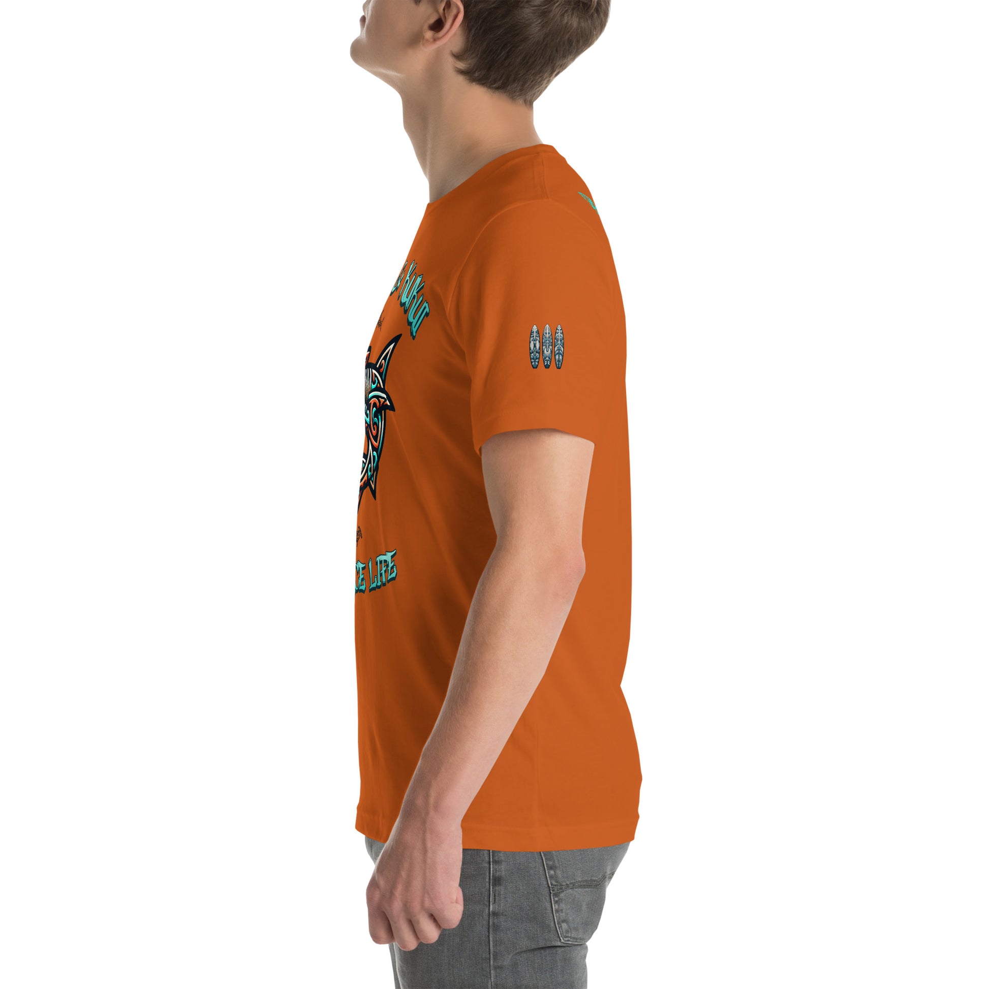 Tribal Shark Unisex t-shirt T-shirt Pa'akai & Kukui