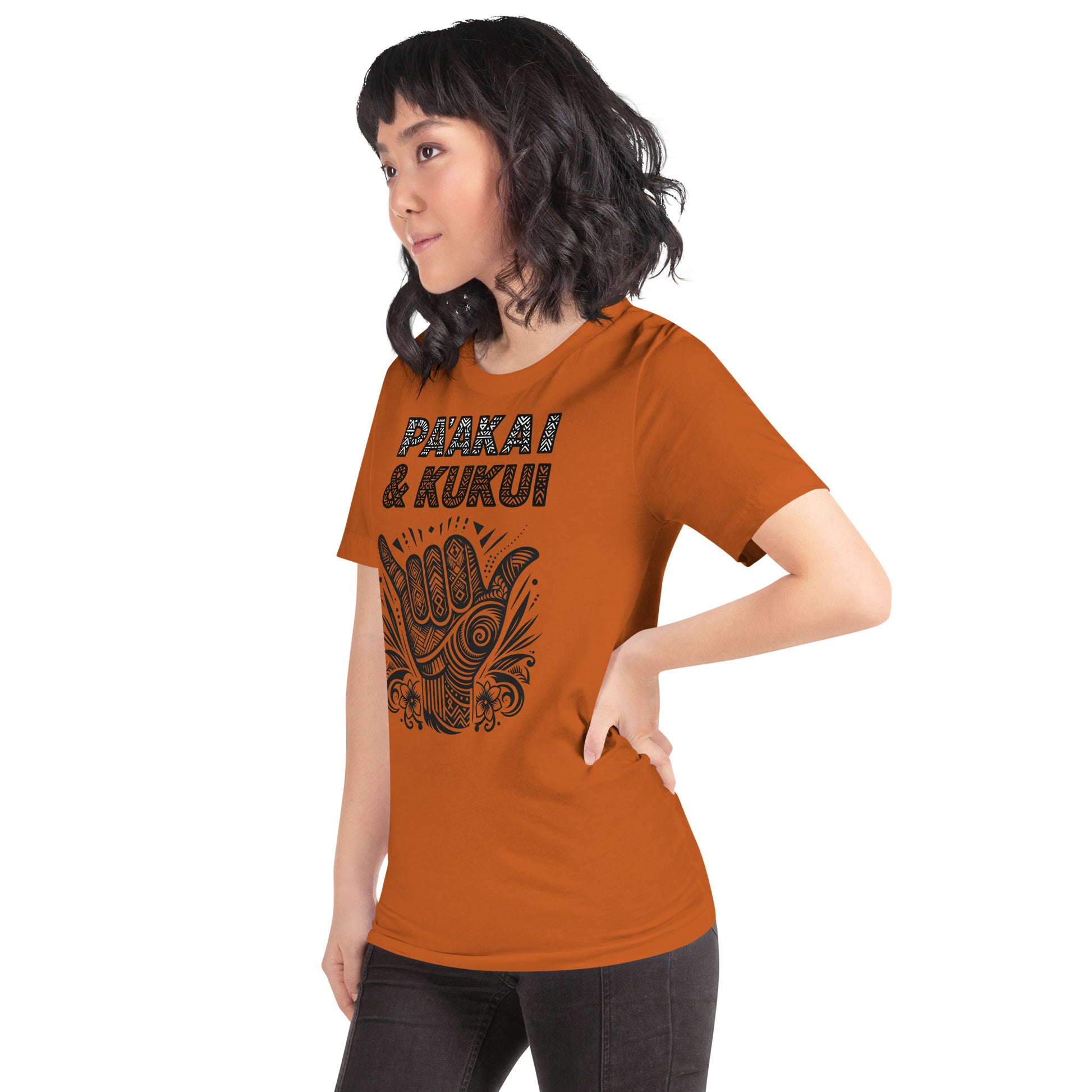 Tribal Shaka T-shirt T-shirt Pa'akai & Kukui