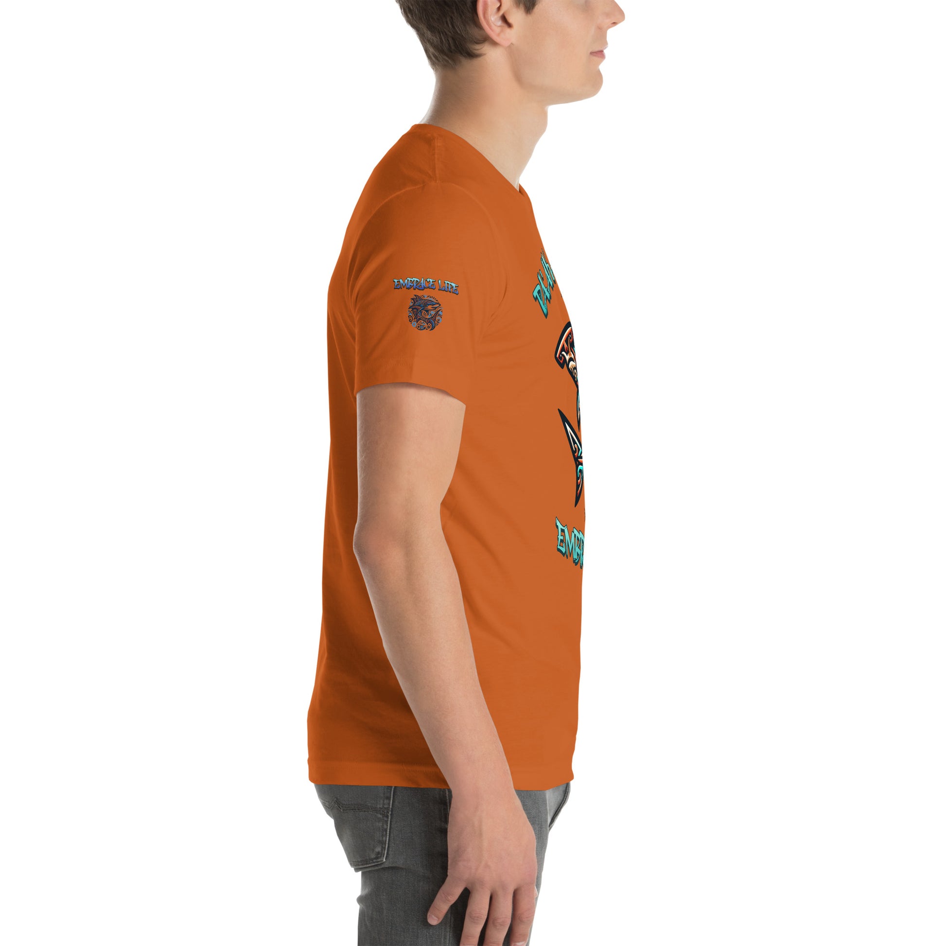 Tribal Shark Unisex t-shirt T-shirt Pa'akai & Kukui