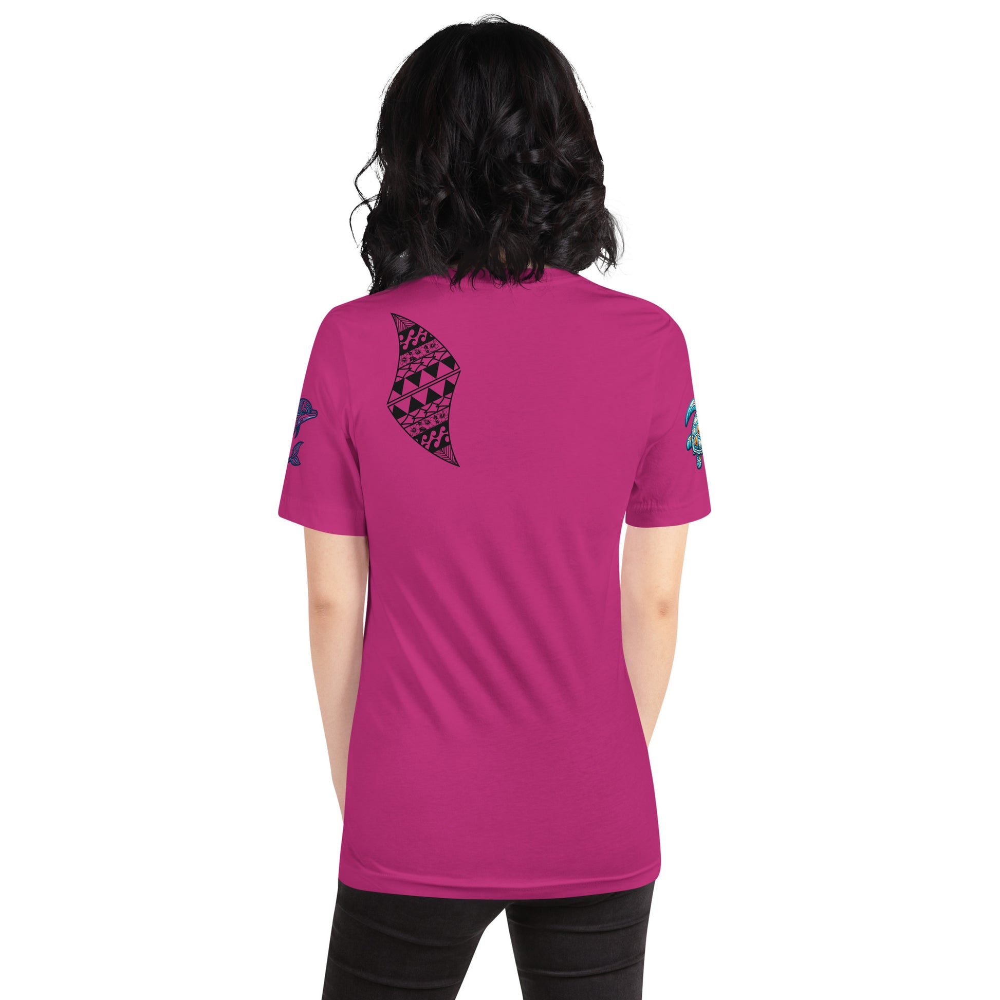 Aloha Vibes (Blue) womens t-shirt T-shirt Pa'akai & Kukui