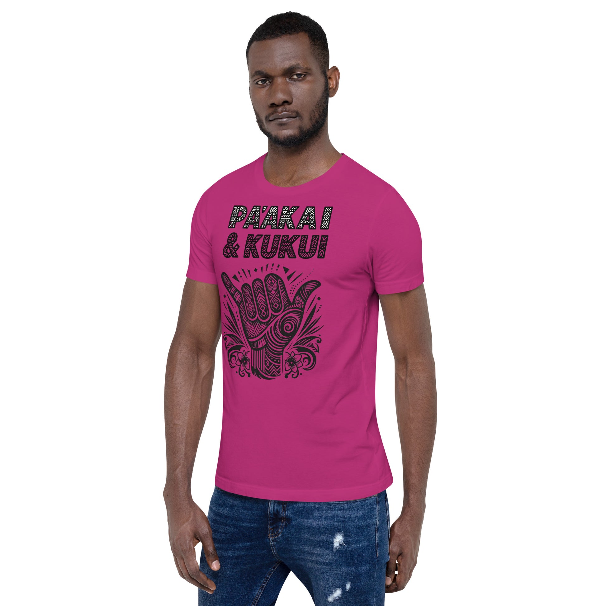 Tribal Shaka T-shirt T-shirt Pa'akai & Kukui