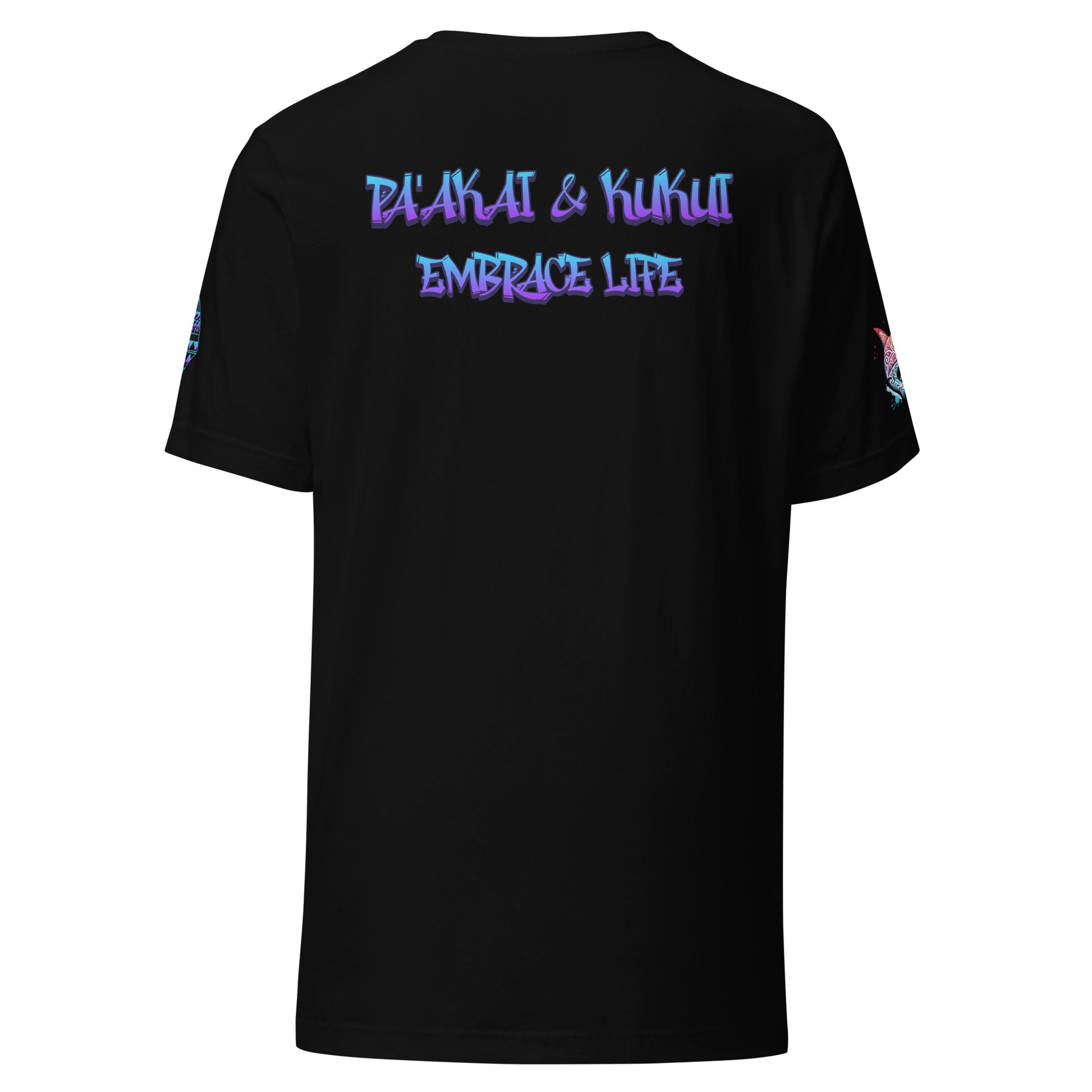 Pa'akai & Kukui Logo - Blue/Purple Gradient T-shirt Pa'akai & Kukui