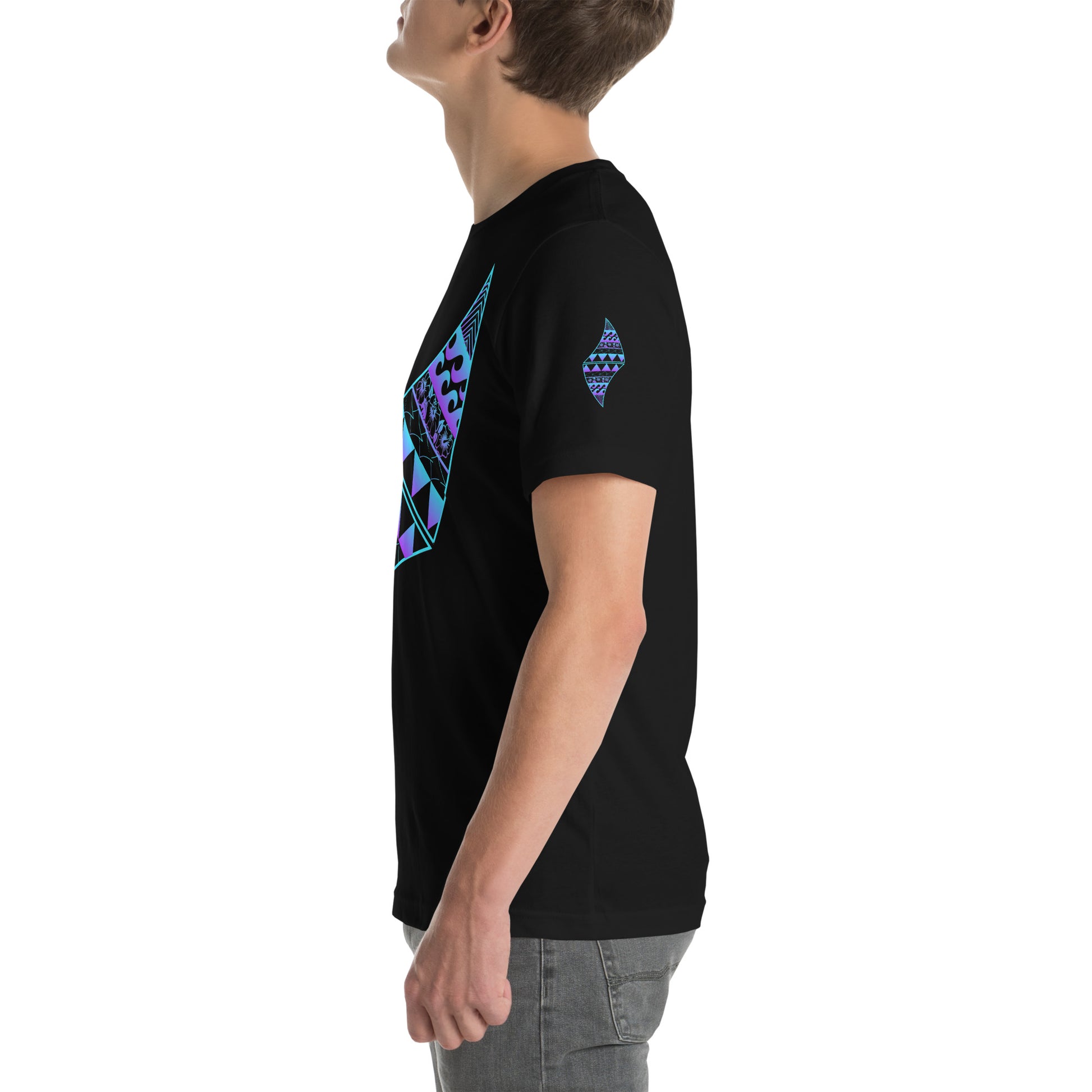 Pa'akai & Kukui Logo - Blue/Purple Gradient T-shirt Pa'akai & Kukui
