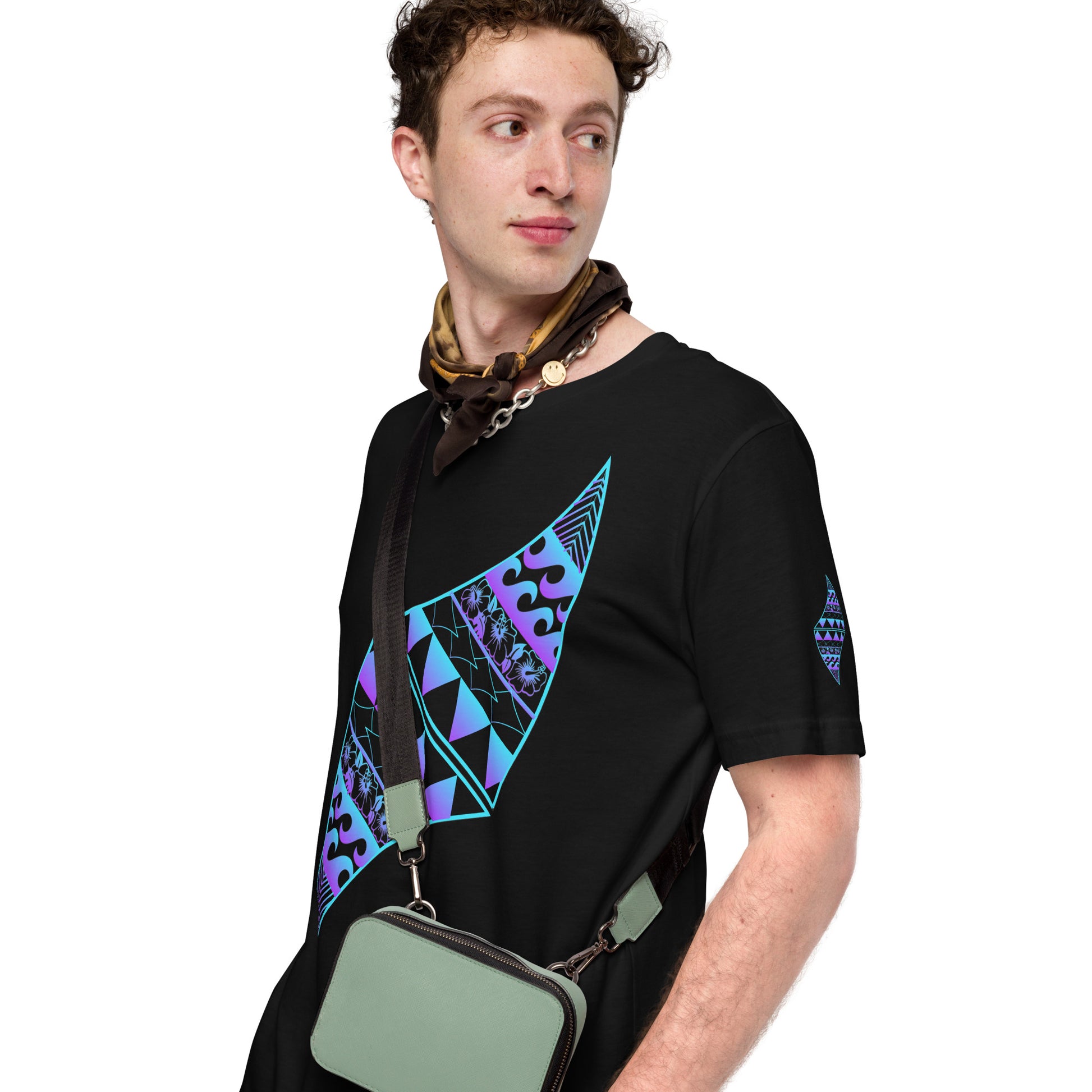 Pa'akai & Kukui Logo - Blue/Purple Gradient T-shirt Pa'akai & Kukui