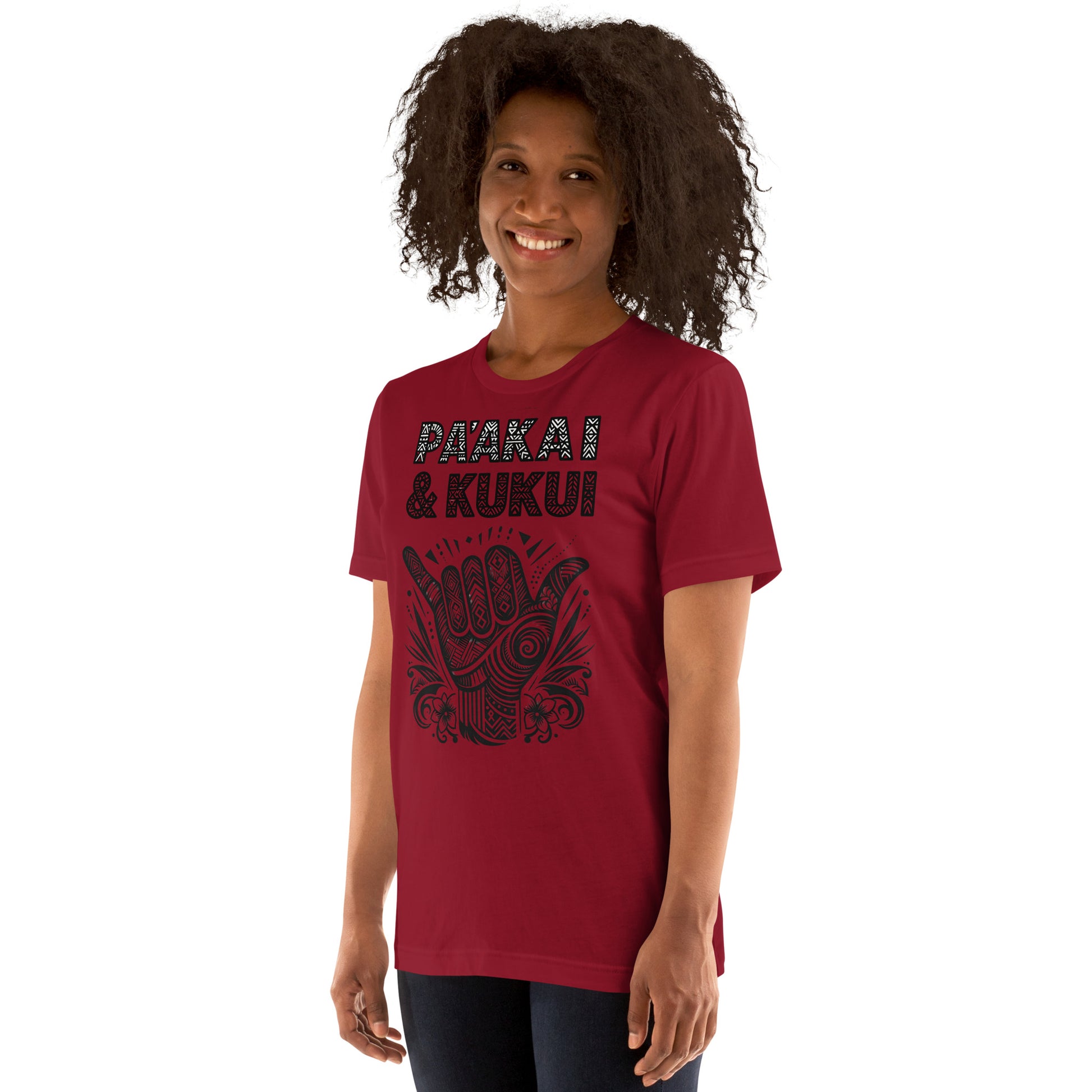 Tribal Shaka T-shirt T-shirt Pa'akai & Kukui