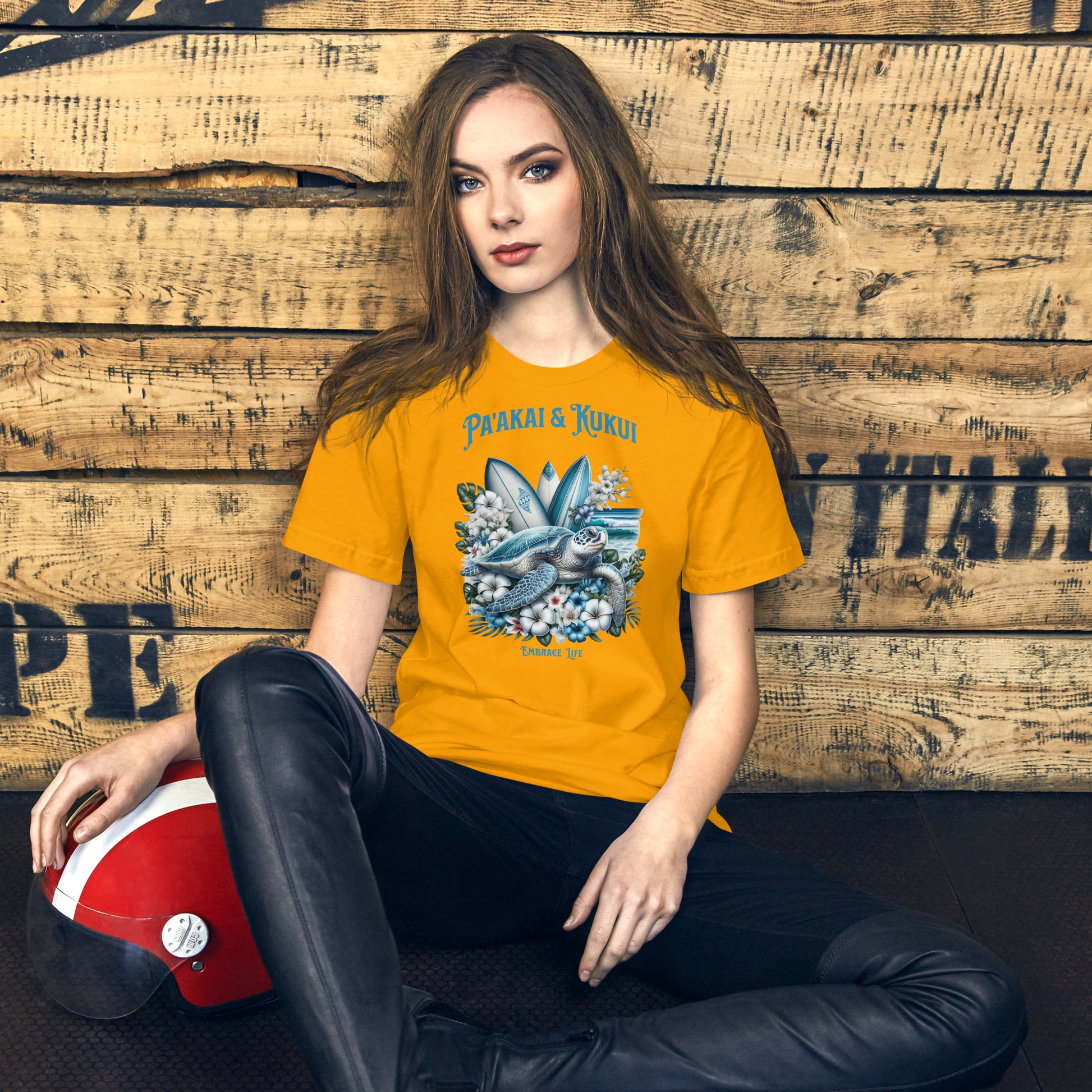 Blue Sea Turtle t-shirt T-shirt Pa'akai & Kukui
