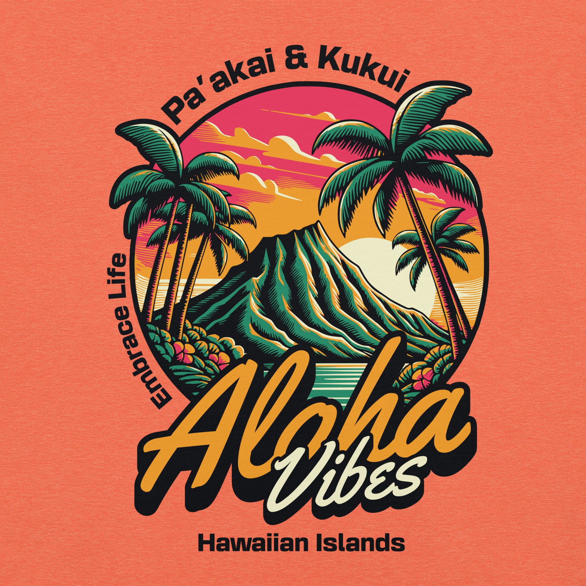Aloha Vibes t-shirt - Womens T-shirt Pa'akai & Kukui