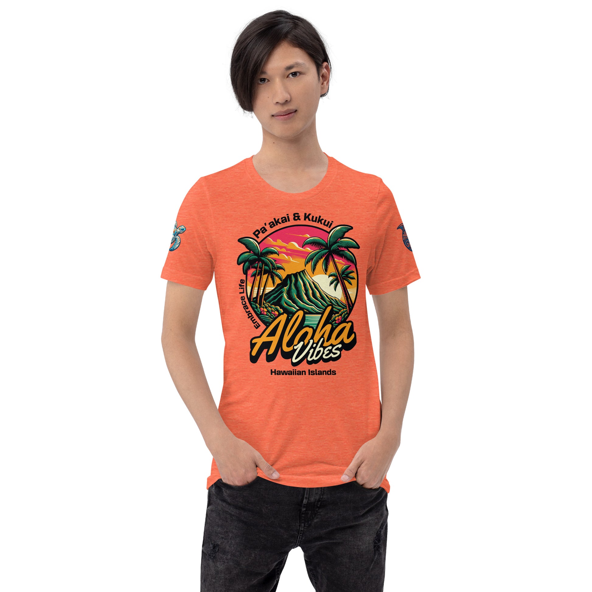 Aloha Vibes t-shirt - Womens T-shirt Pa'akai & Kukui